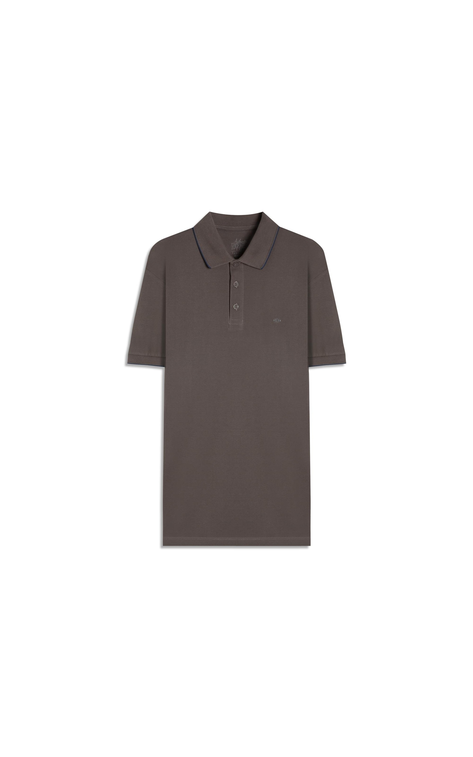 Polo Piquet Friso Tabaco