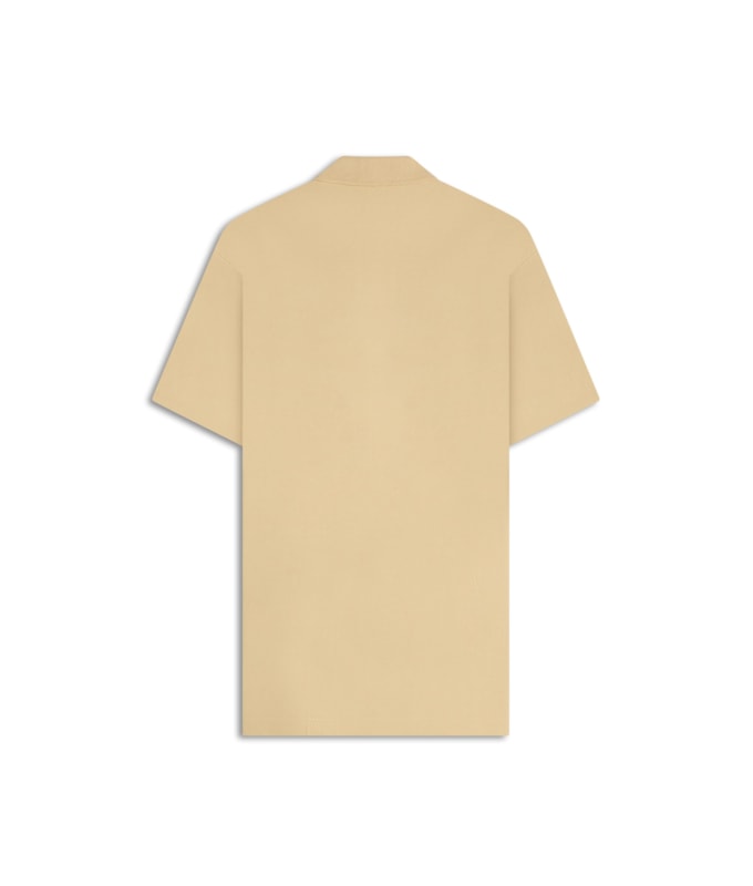 Polo Piquet Gd Com Bolso Bf  Amarelo