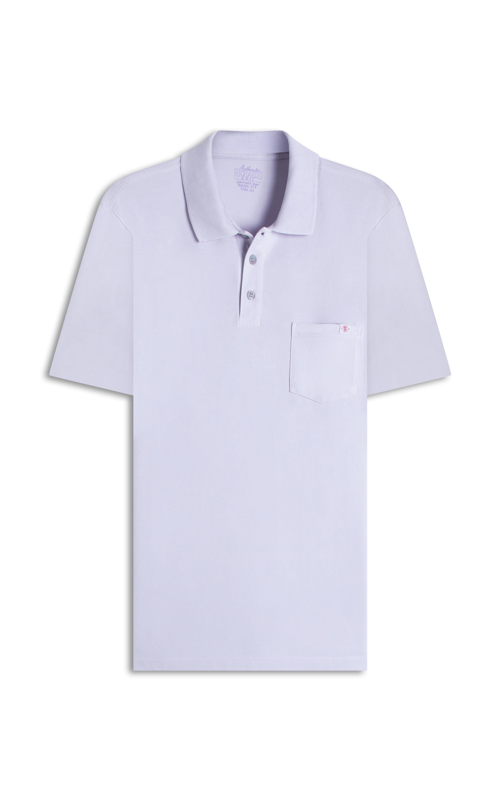 Polo Piquet Gd Com Bolso Bf  Lavanda