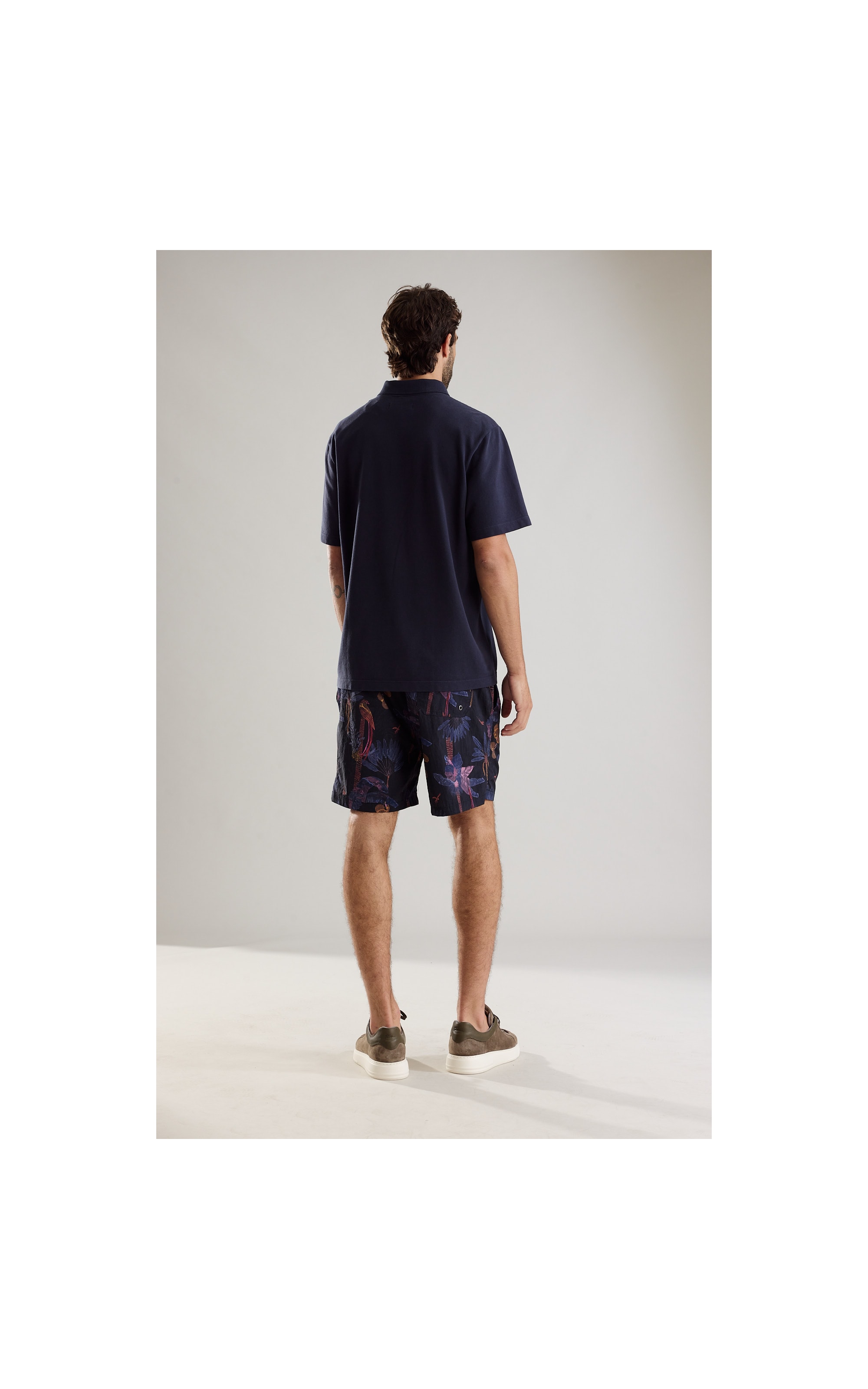 Polo Piquet Gd Com Bolso Bf Midnight Blue
