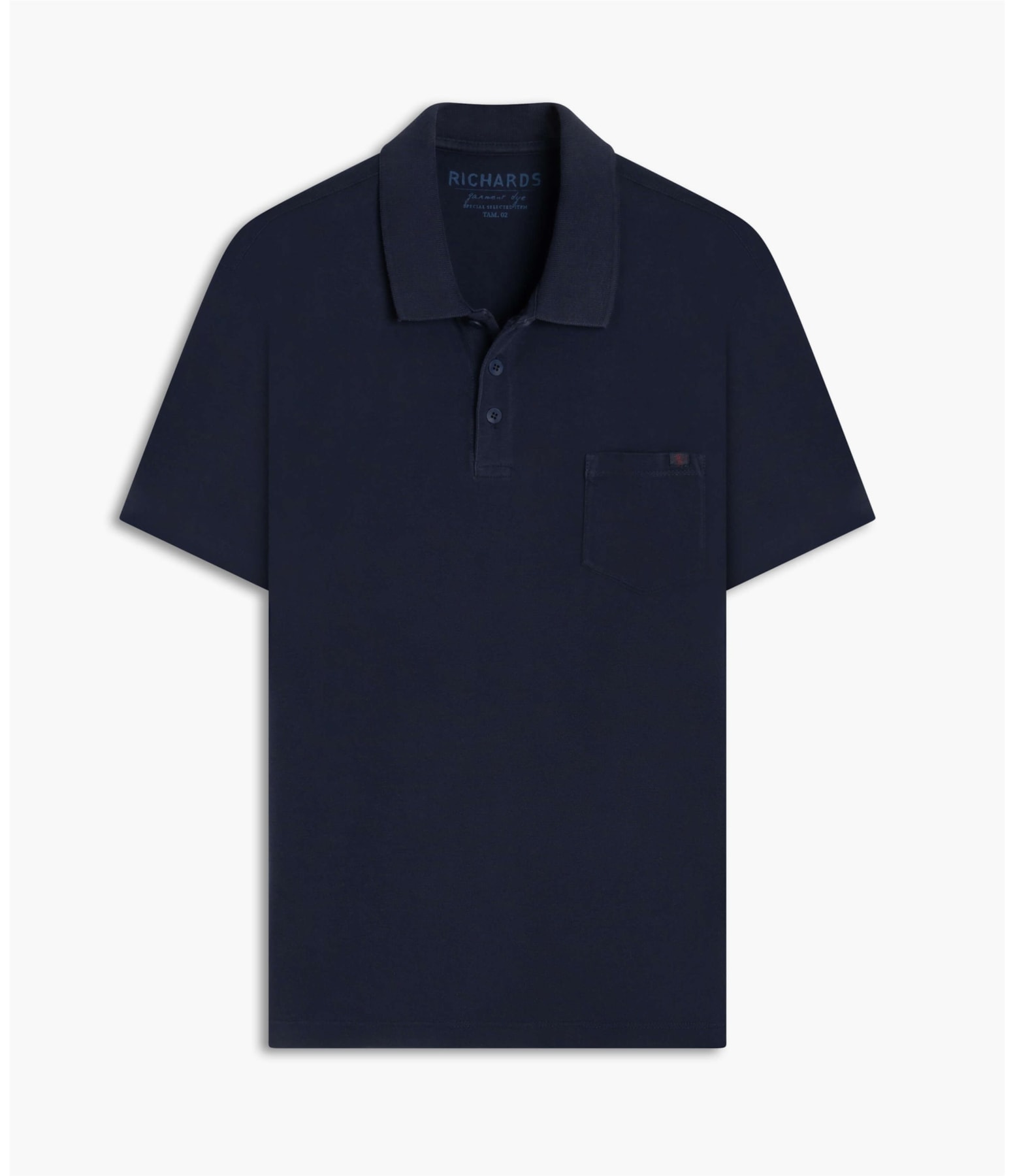 Polo Piquet Gd Com Bolso Dark Navy