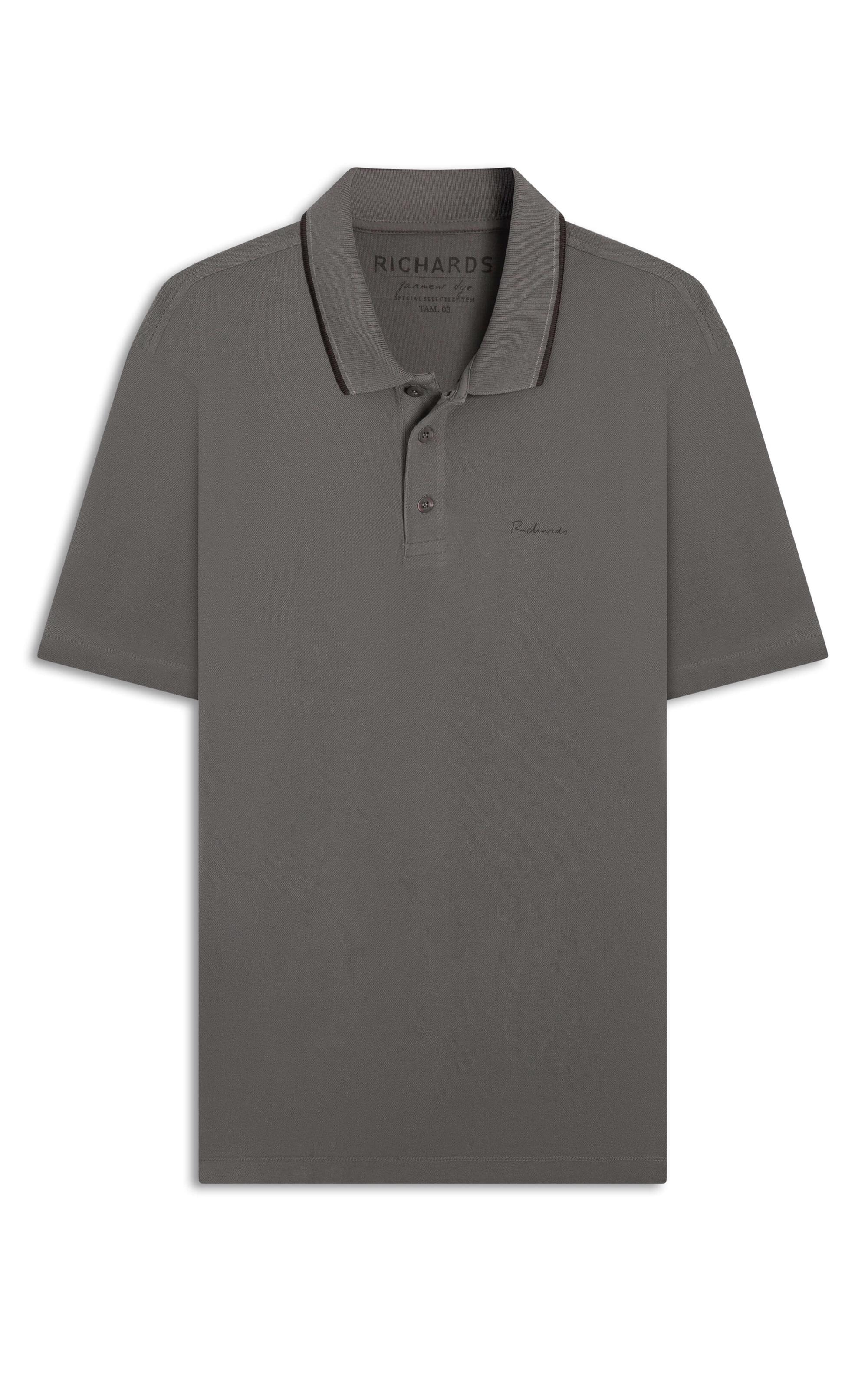 Polo Piquet Gd Friso Duplo Castor