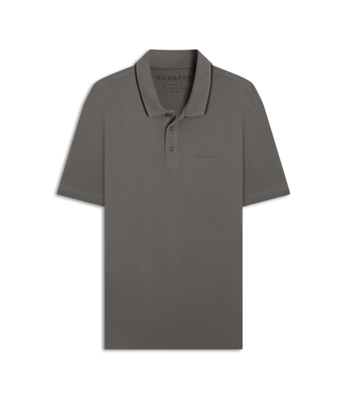Polo Piquet Gd Friso Duplo Castor