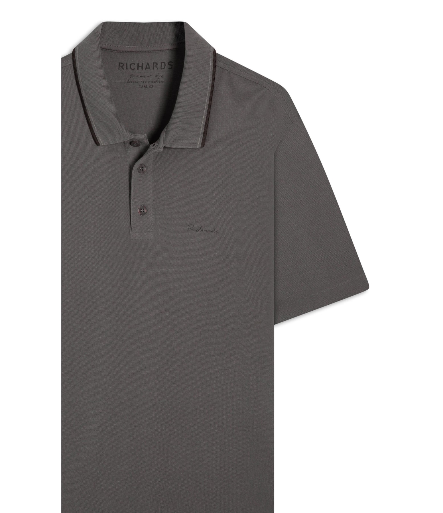 Polo Piquet Gd Friso Duplo Castor