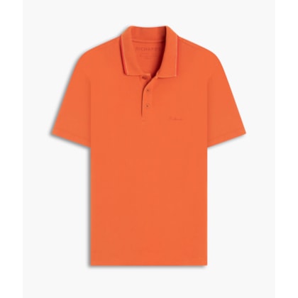 Polo Piquet Gd Friso Duplo Telha