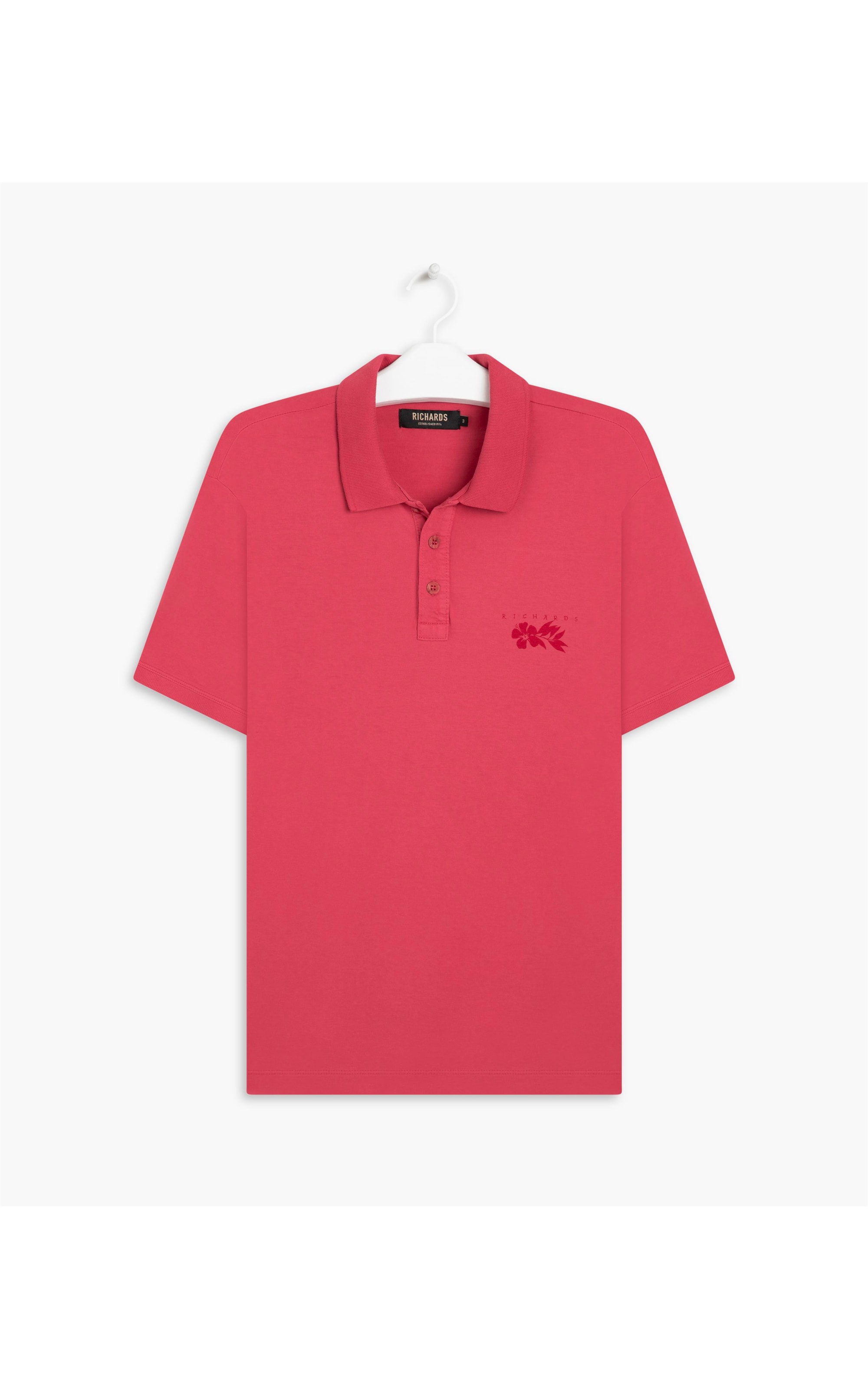 Polo Piquet Hibisco Peito Maravilha