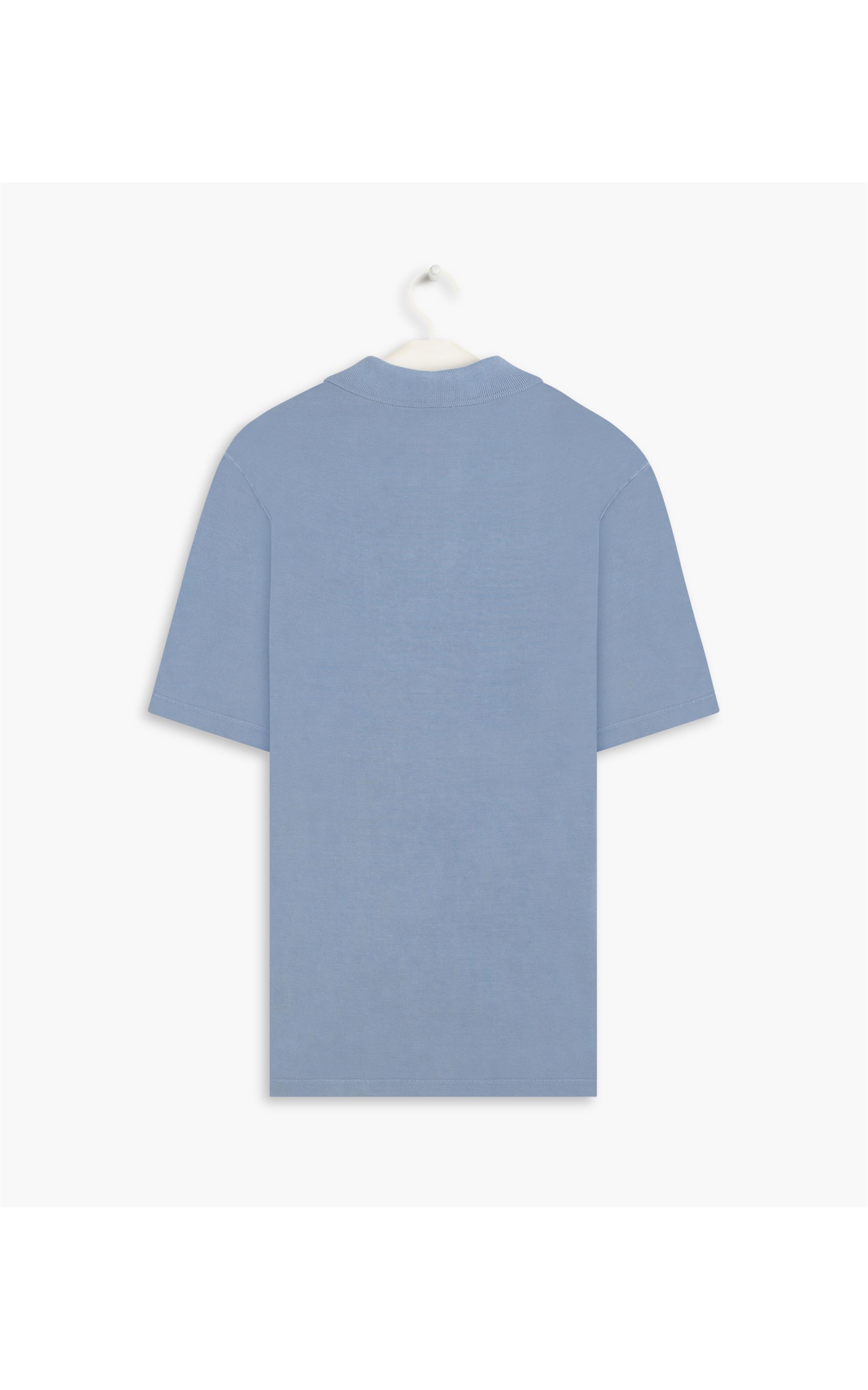 Polo Piquet Laundry Lisa Azul Pervante