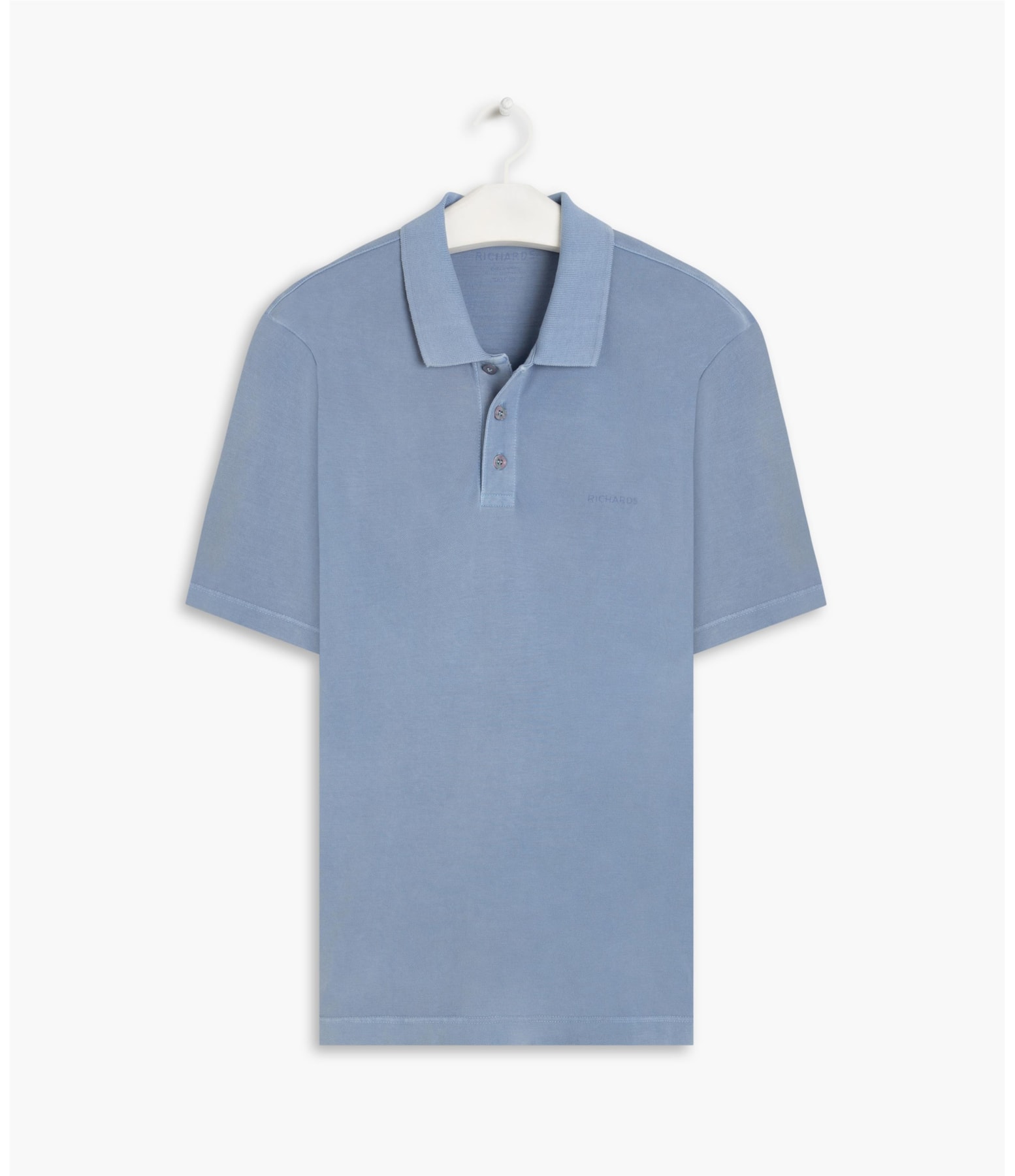 Polo Piquet Laundry Lisa Azul Pervante
