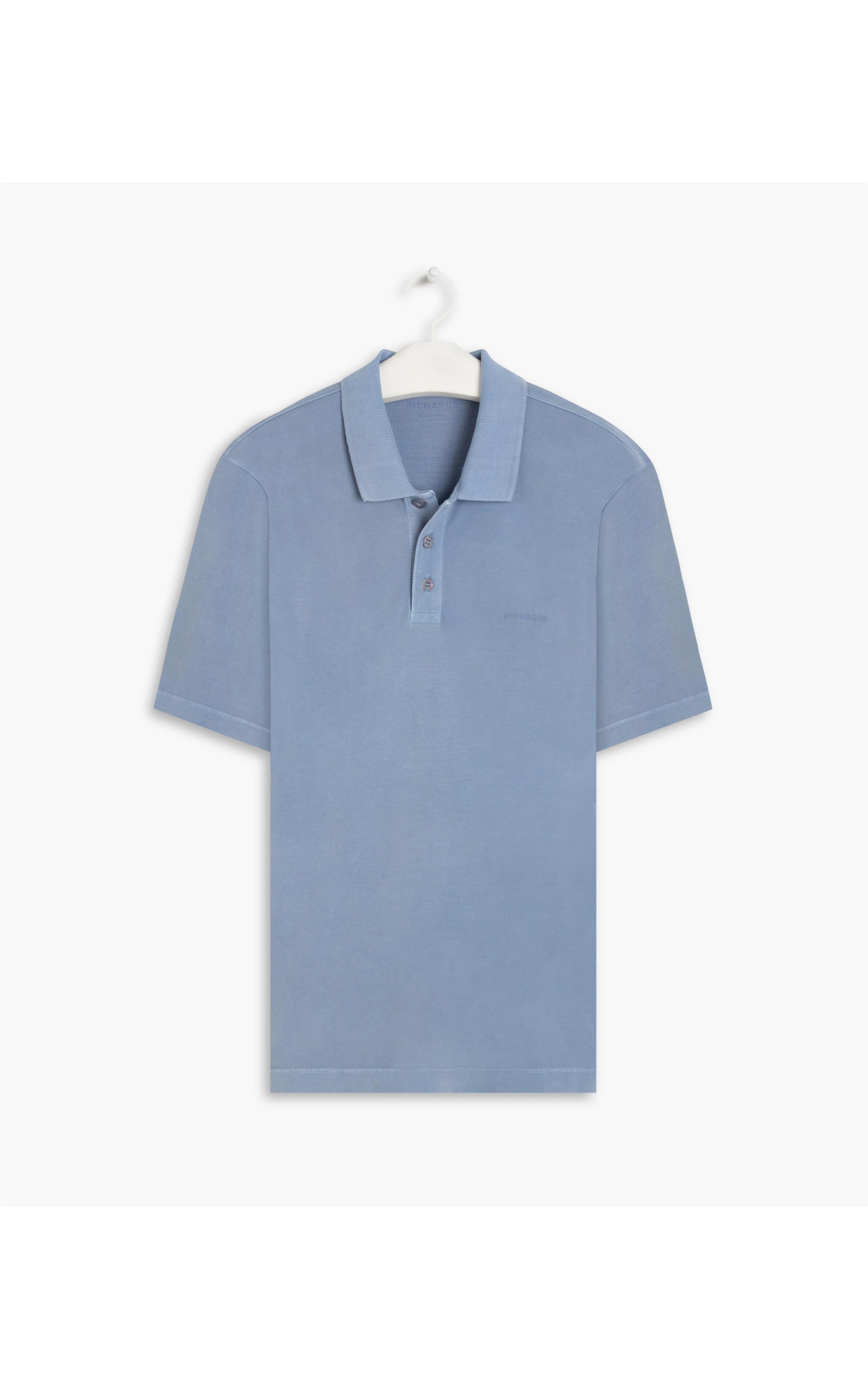 Polo Piquet Laundry Lisa Azul Pervante