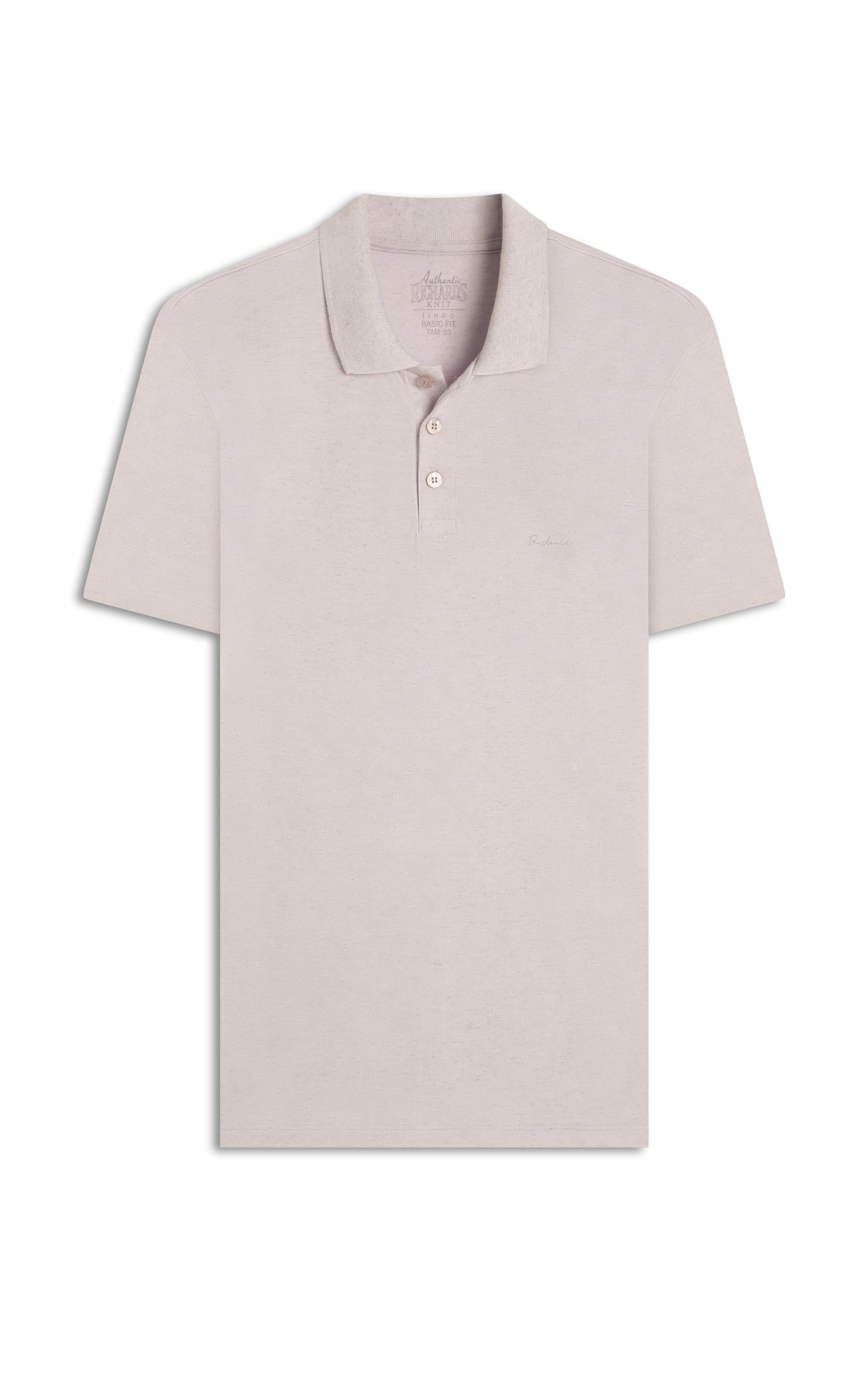 Polo Piquet Linho Mc Basic f Lavanda