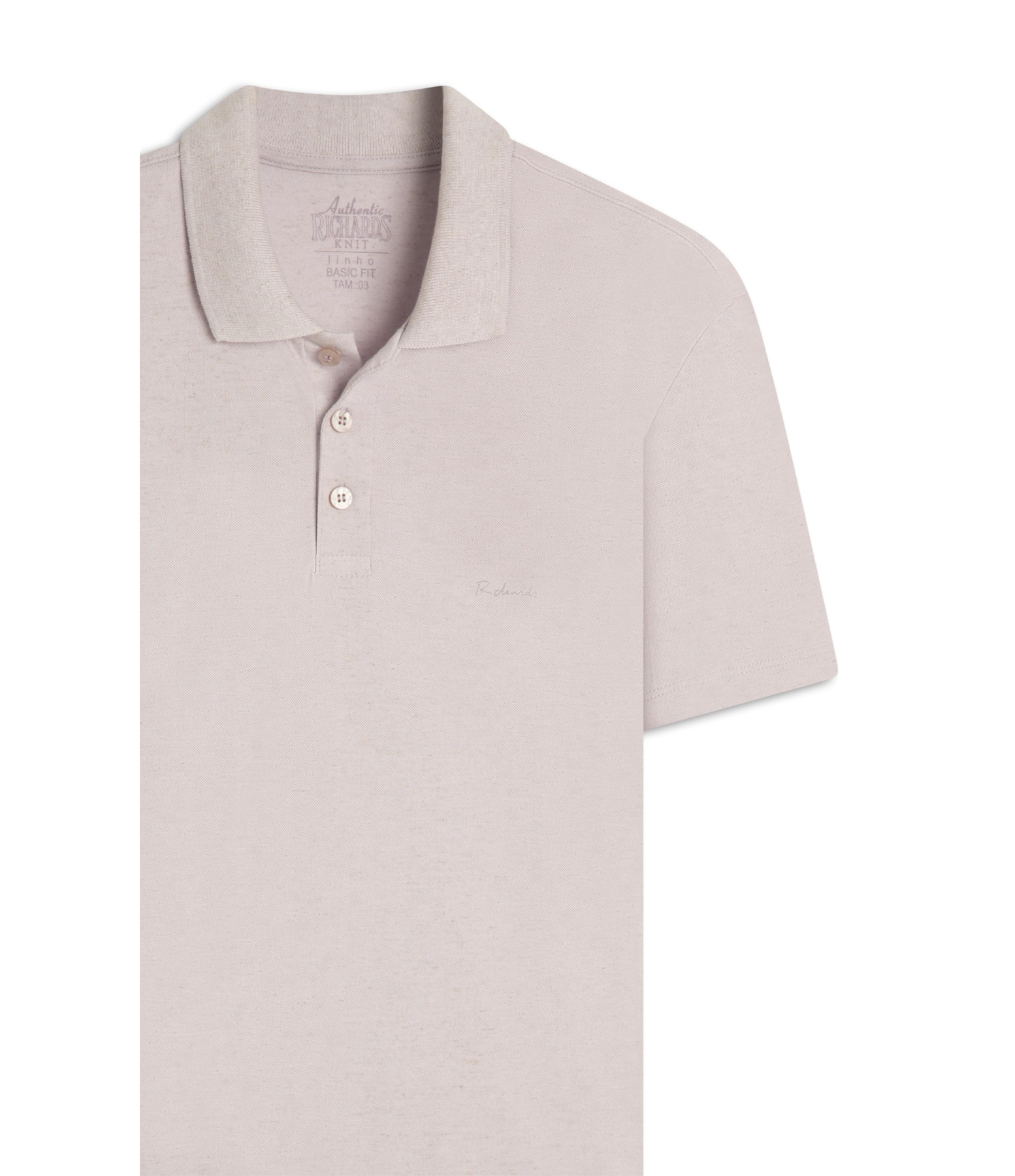 Polo Piquet Linho Mc Basic f Lavanda