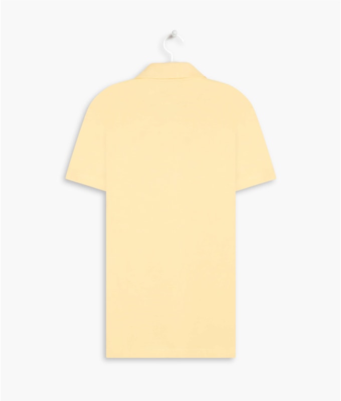 Polo Piquet Lisa Amarelo