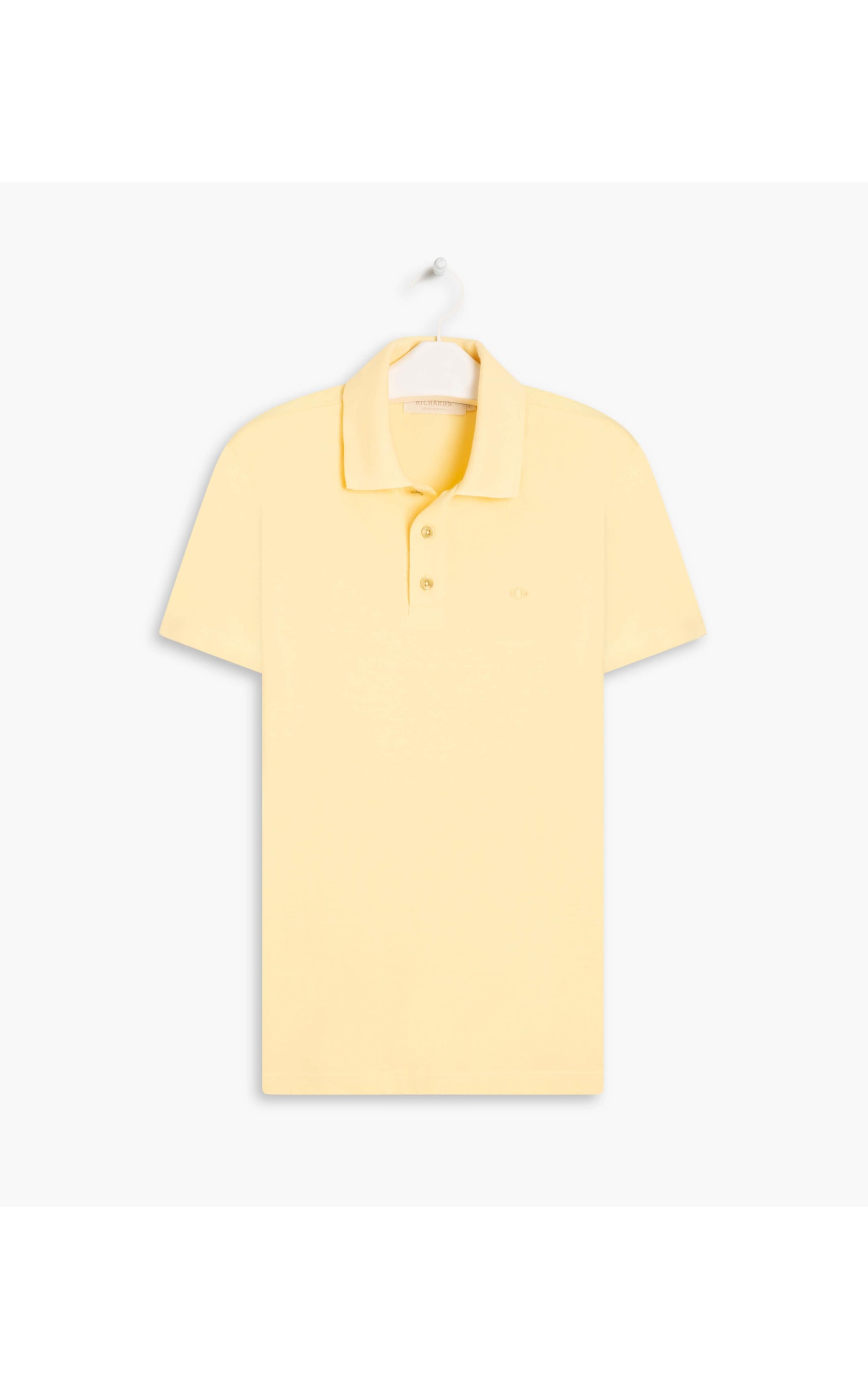 Polo Piquet Lisa Amarelo