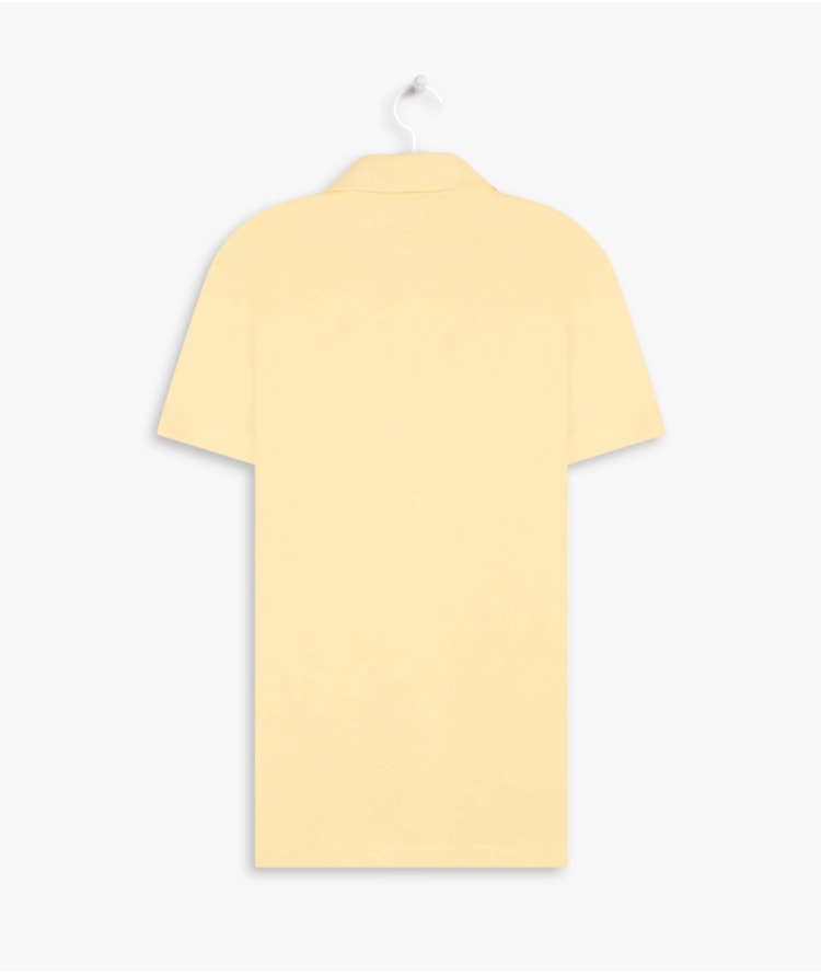 Polo Piquet Lisa Amarelo
