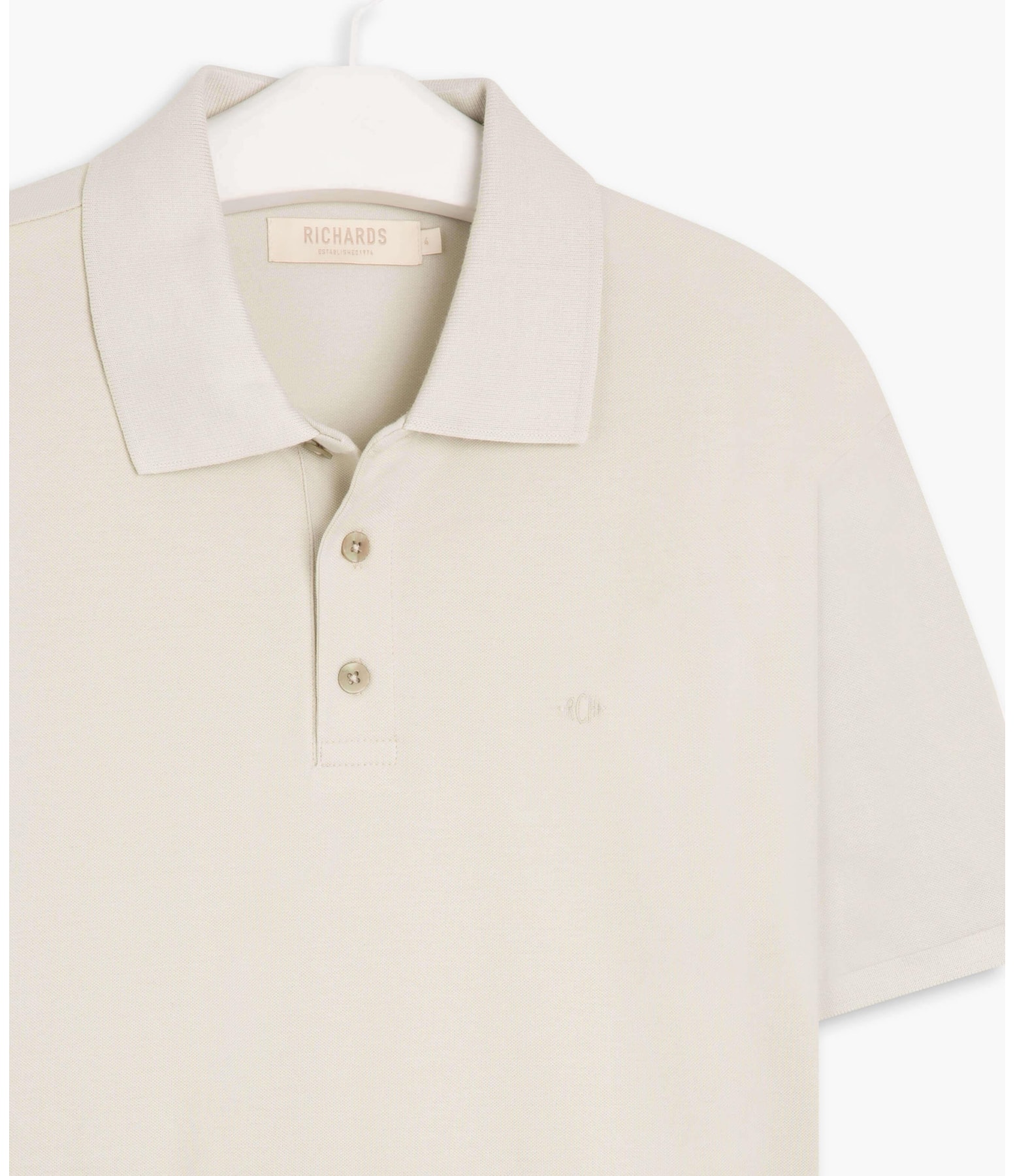 Polo Piquet Lisa Areia