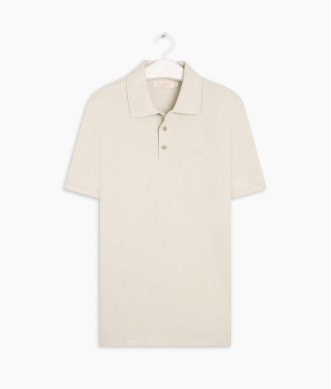 Polo Piquet Lisa Areia