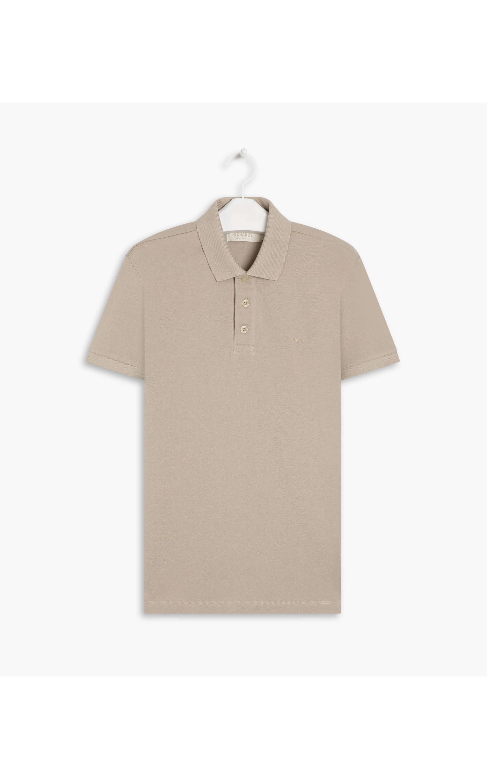 Polo Piquet Lisa Areia