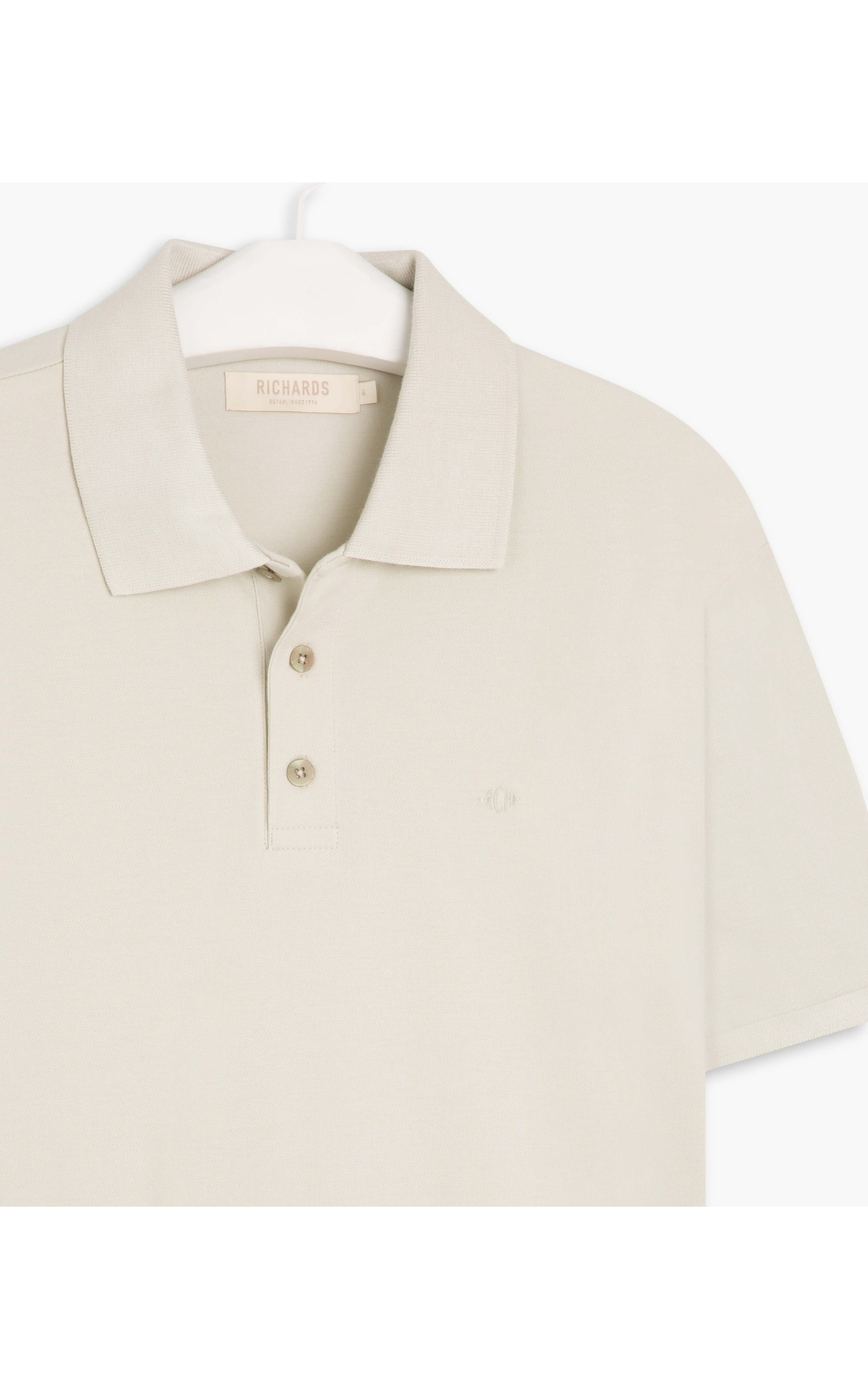 Polo Piquet Lisa Areia