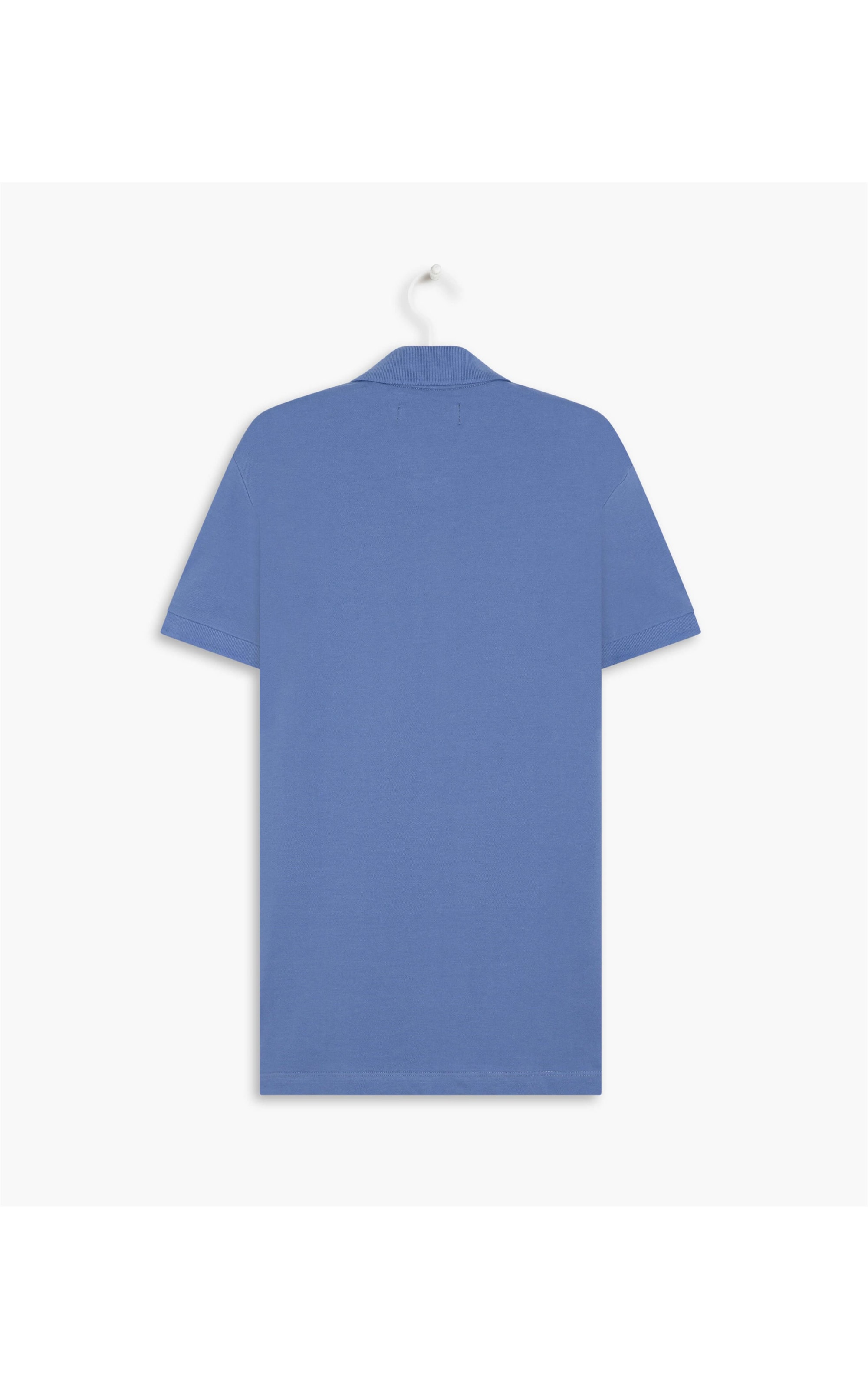 Polo Piquet Lisa Azul Bic