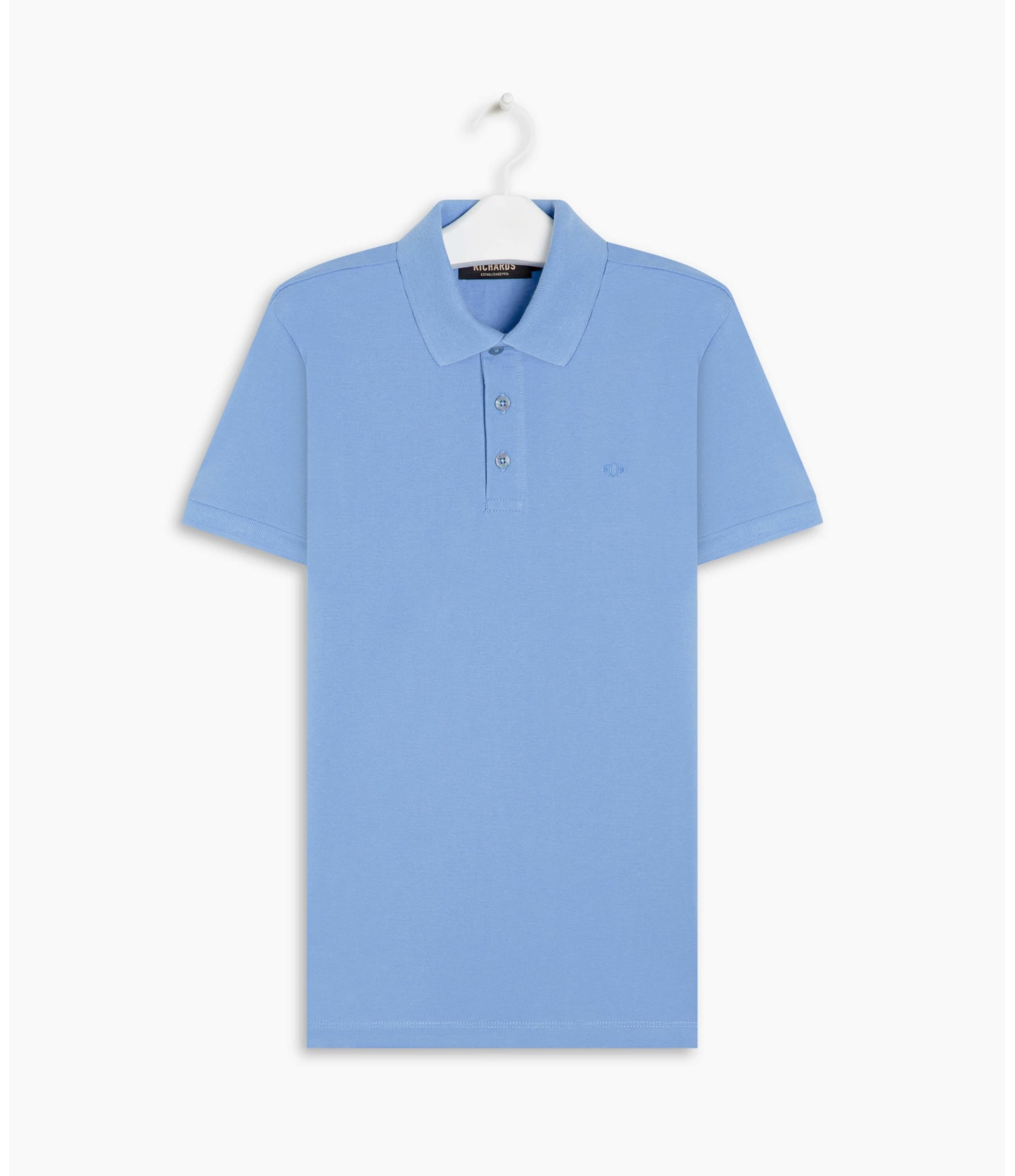 Polo Piquet Lisa Azul Chofer