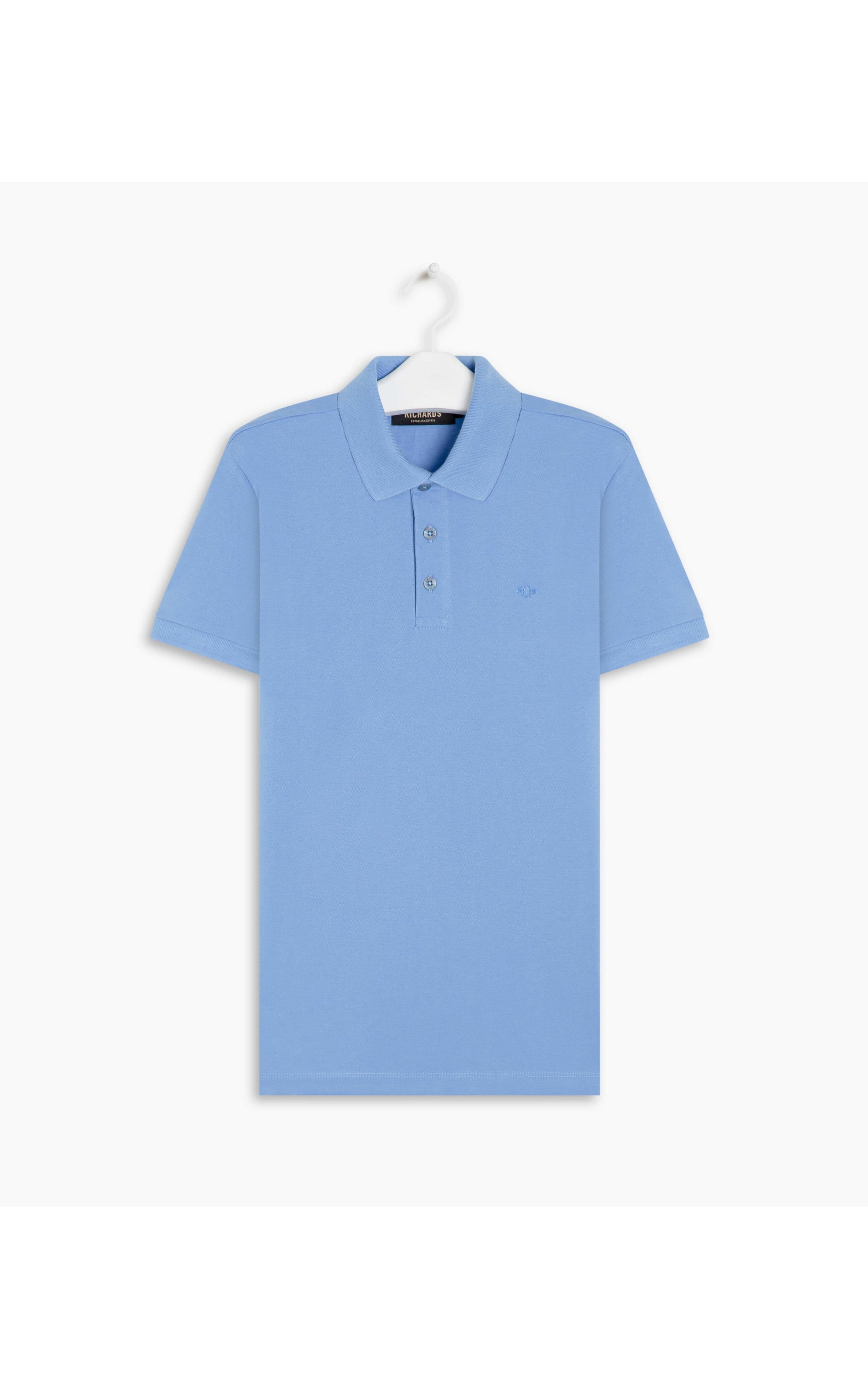 Polo Piquet Lisa Azul Chofer