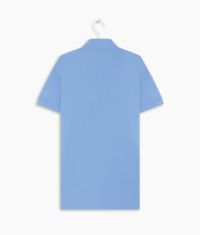 Polo Piquet Lisa Azul Chofer