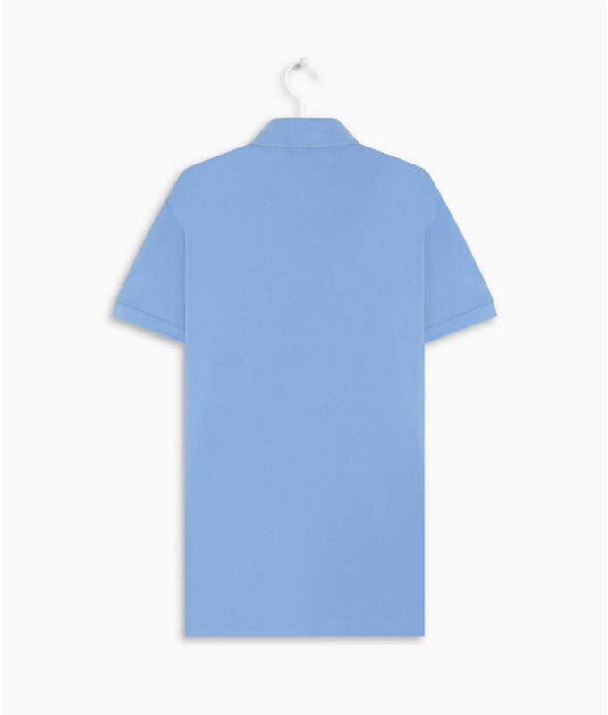 Polo Piquet Lisa Azul Chofer