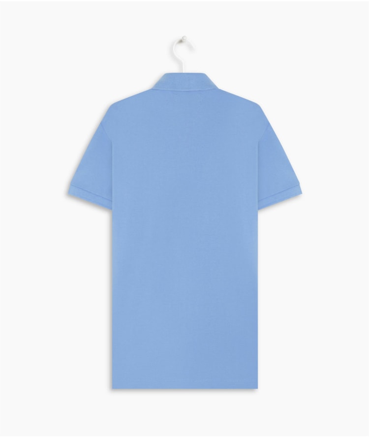 Polo Piquet Lisa Azul Chofer