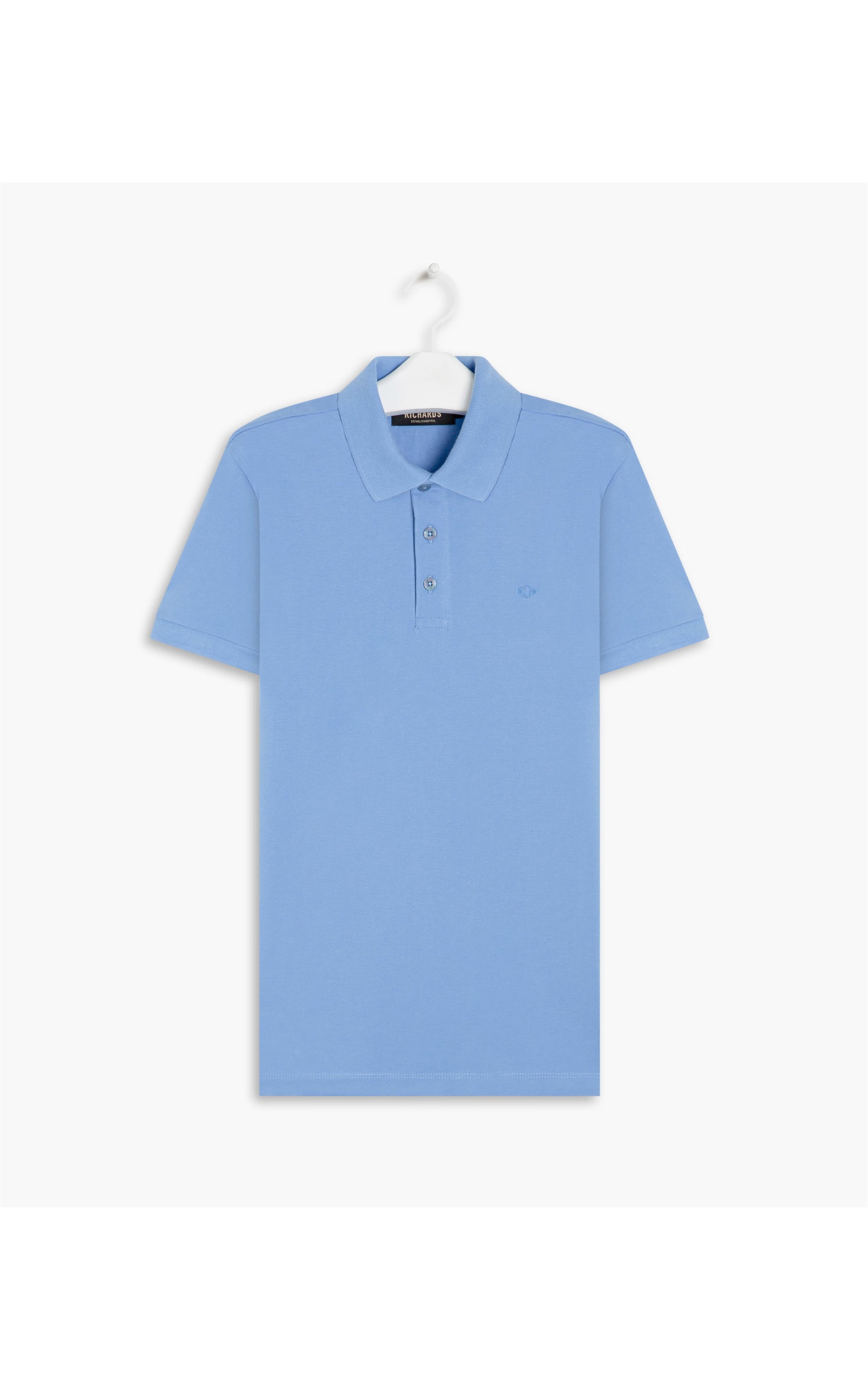 Polo Piquet Lisa Azul Chofer