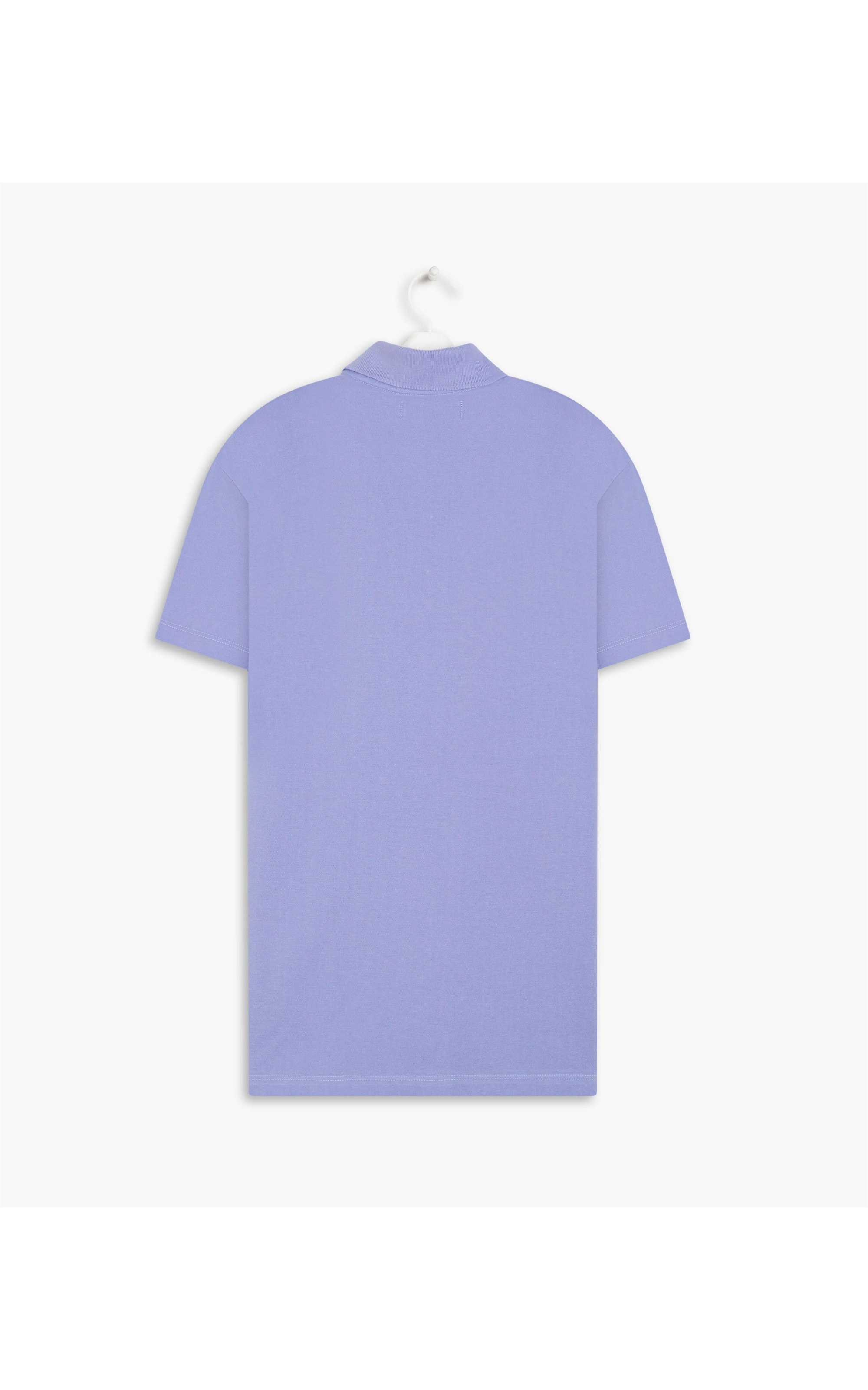 Polo Piquet Lisa Azul Claro