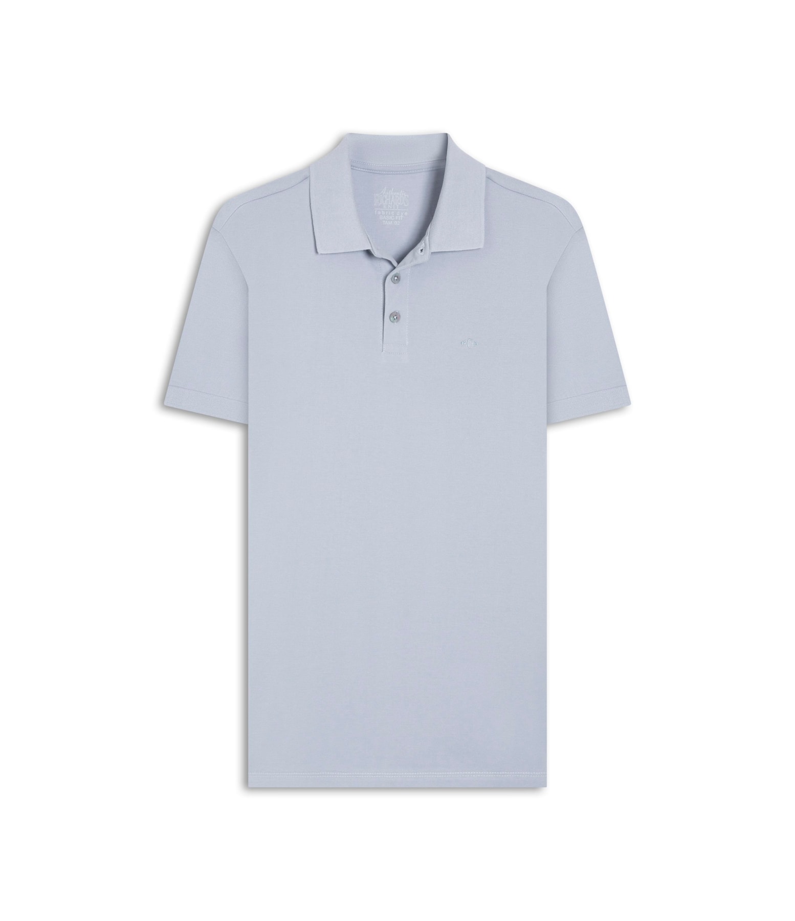Polo Piquet Lisa Azul Claro