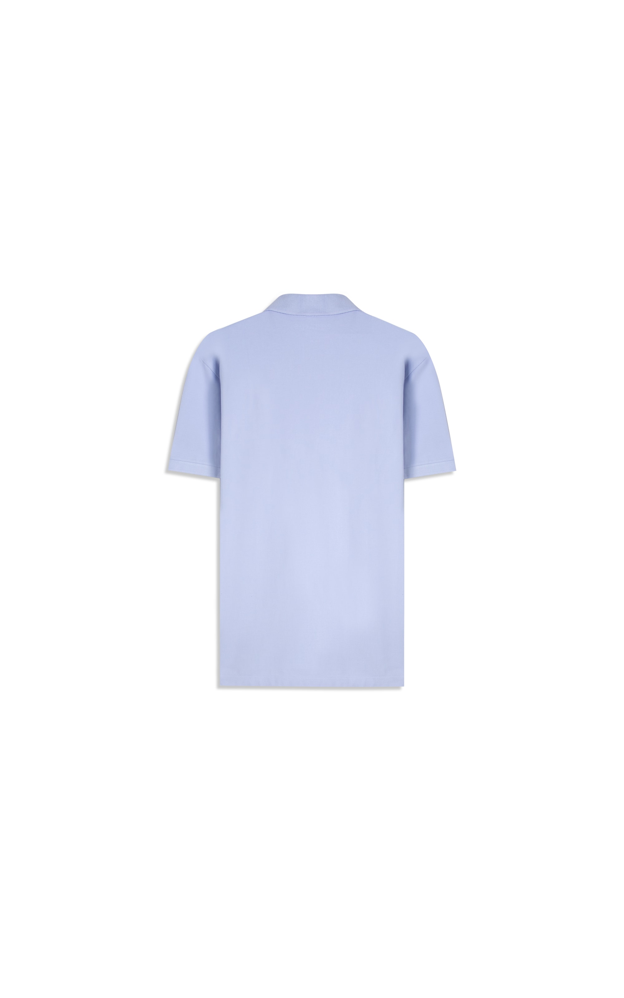 Polo Piquet Lisa Azul Seco