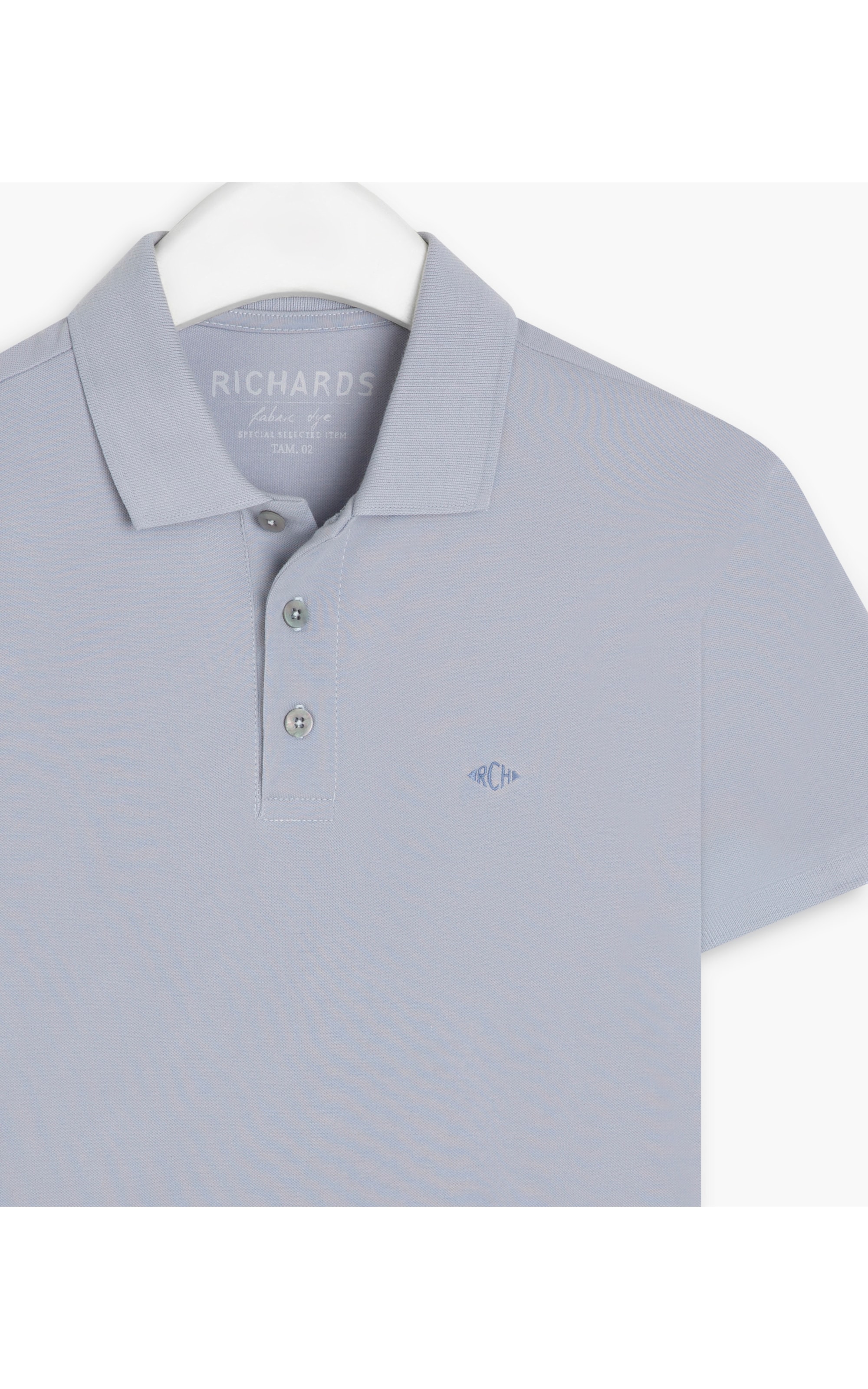 Polo Piquet Lisa Blue Vintage
