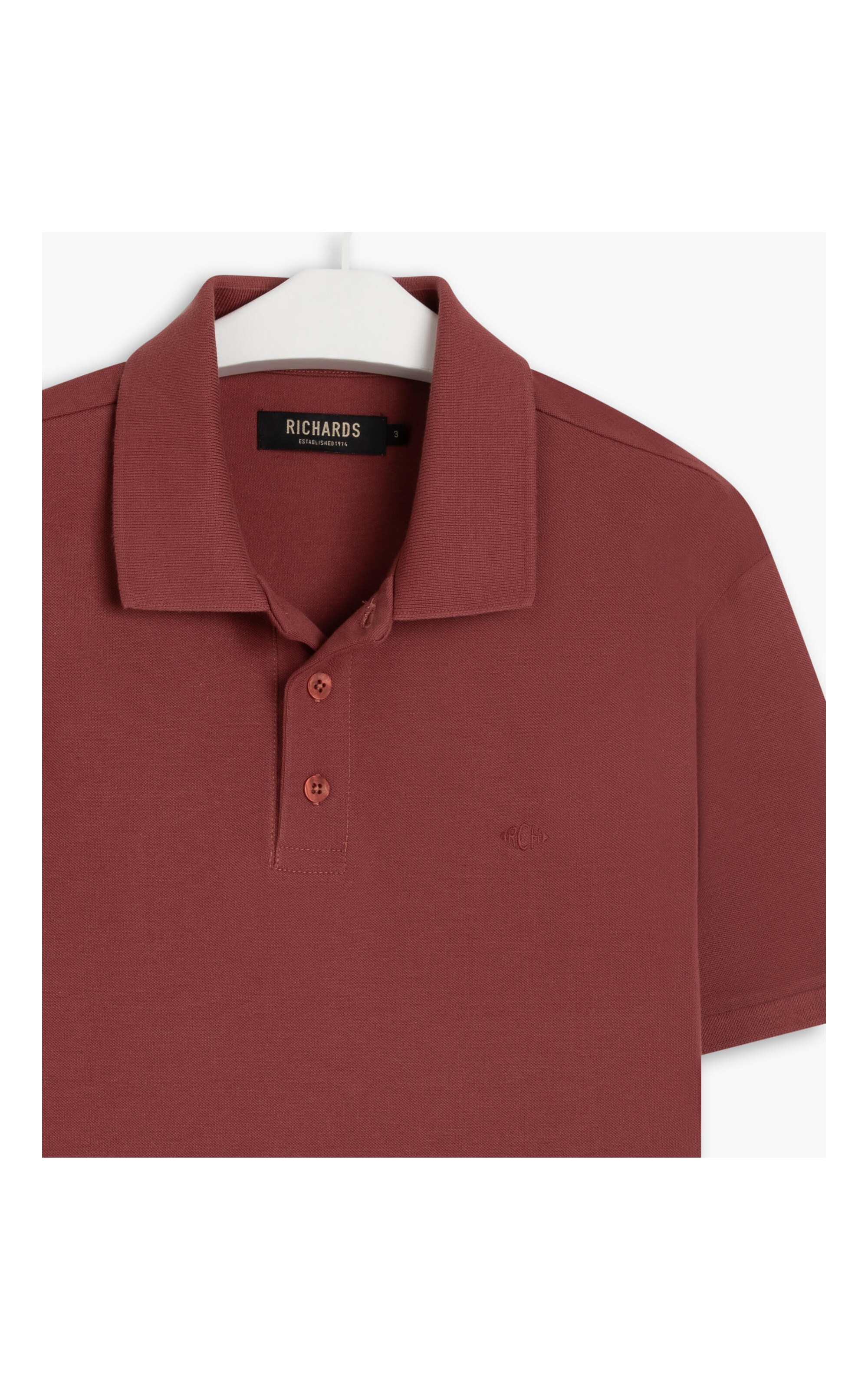 Polo Piquet Lisa Bordeaux