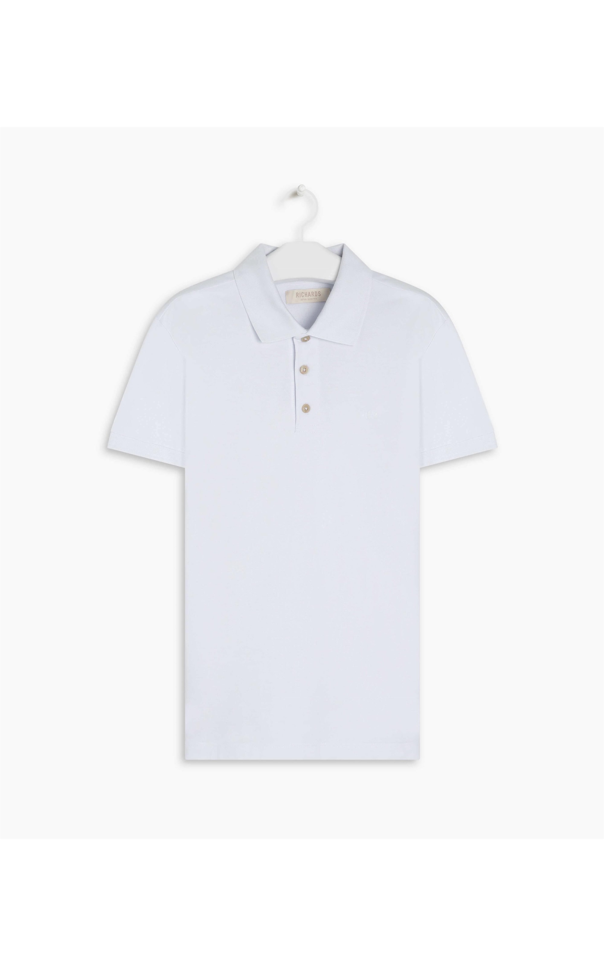 Polo Piquet Lisa Branco