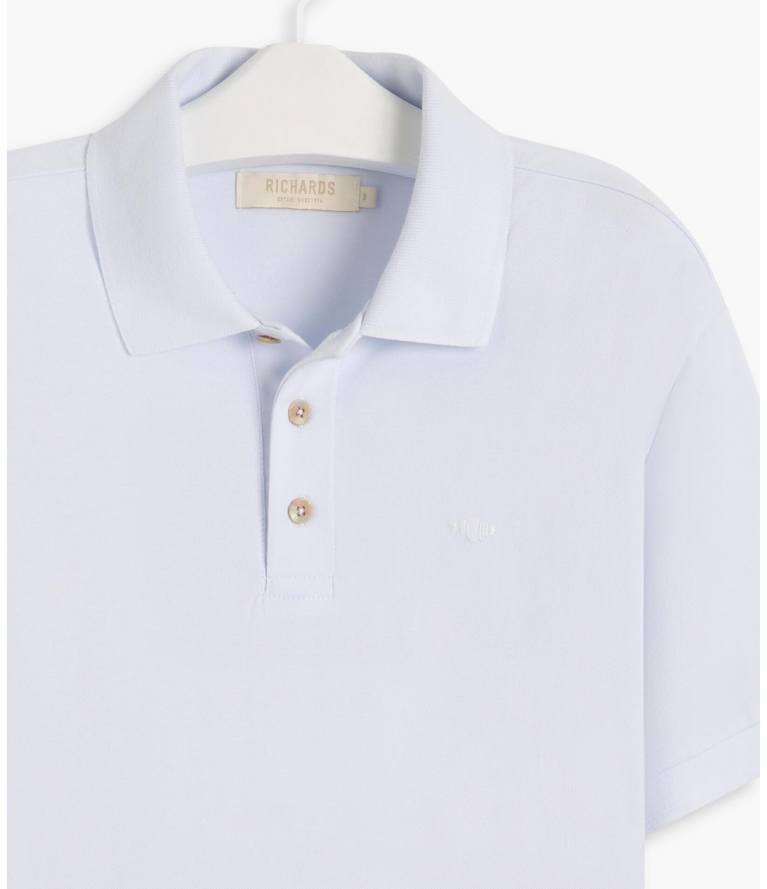 Polo Piquet Lisa Branco