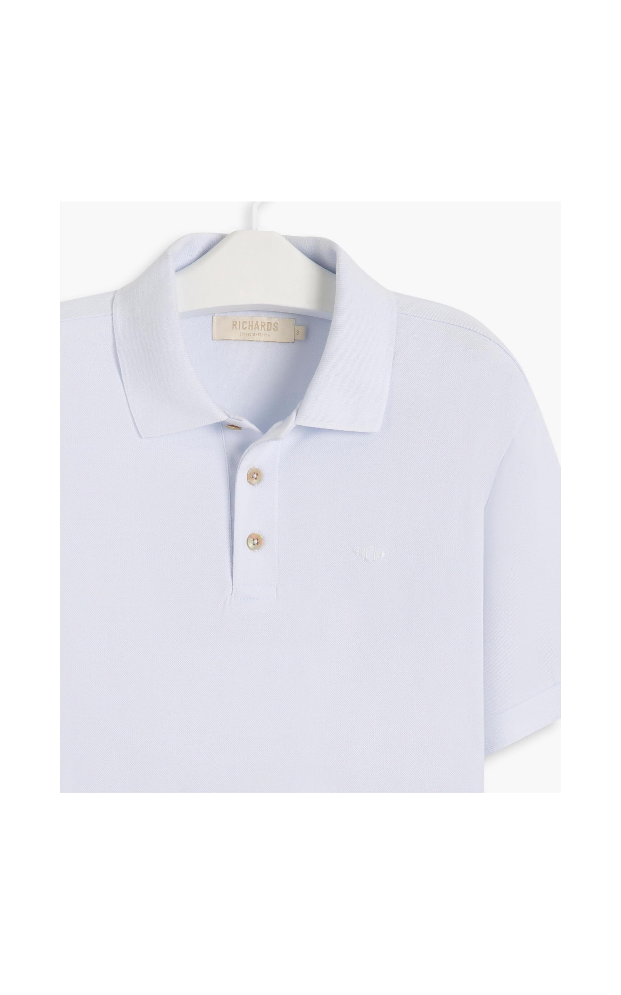 Polo Piquet Lisa Branco