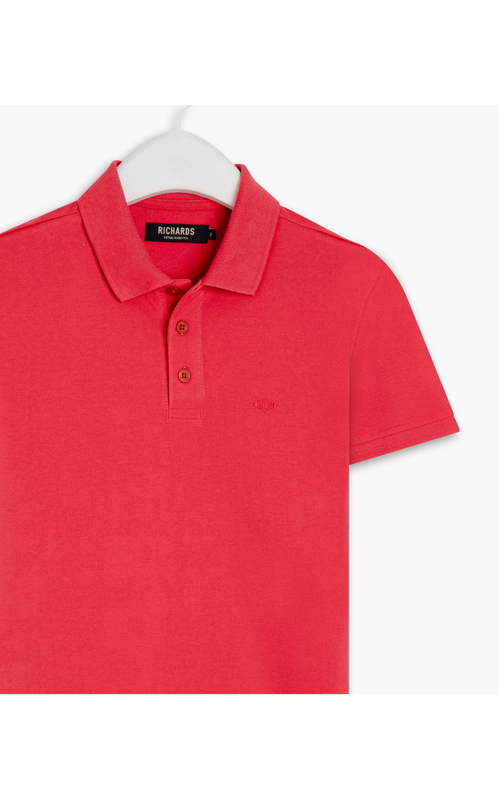 Polo Piquet Lisa Cereja