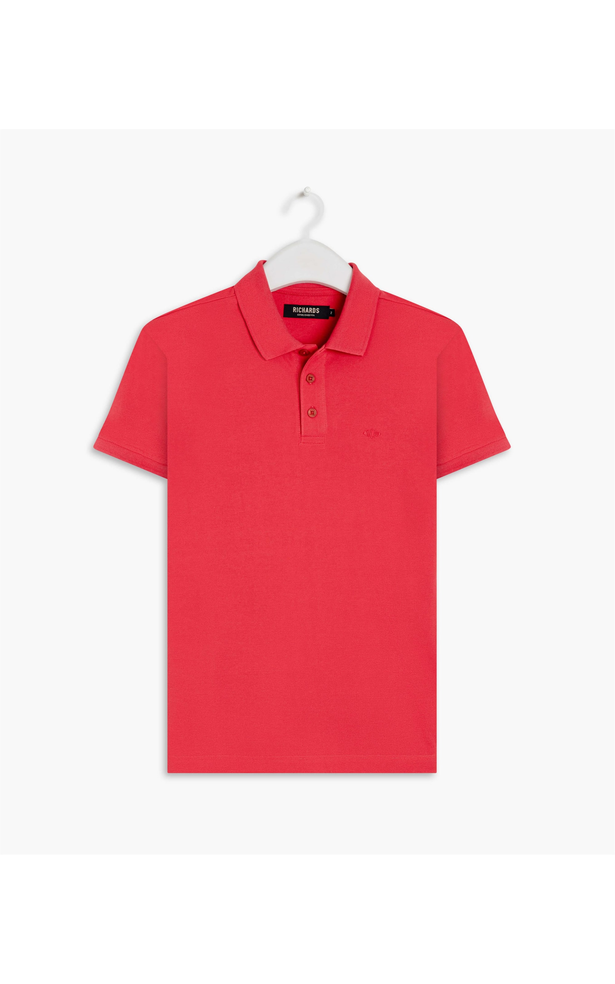Polo Piquet Lisa Cereja