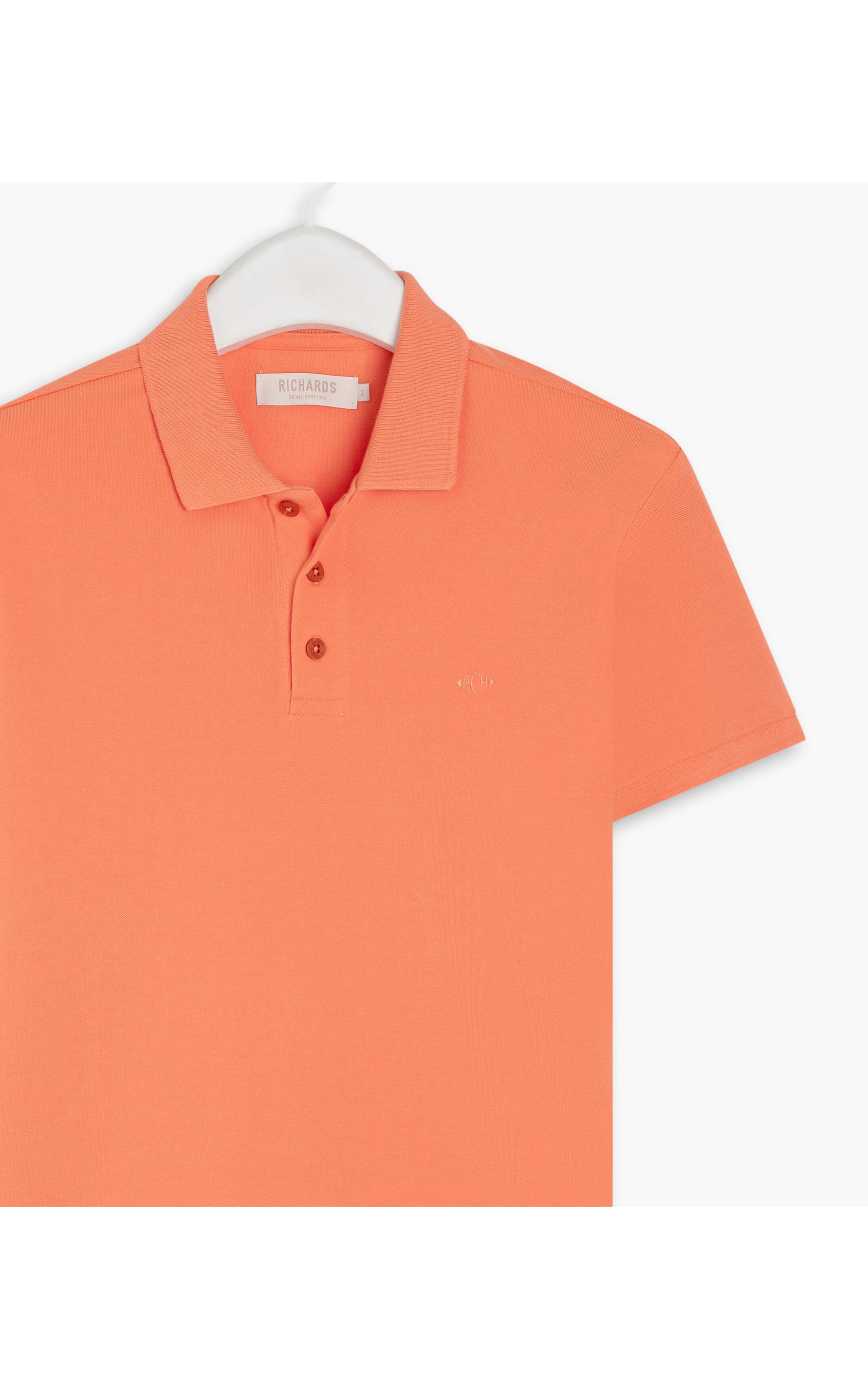 Polo Piquet Lisa Coral