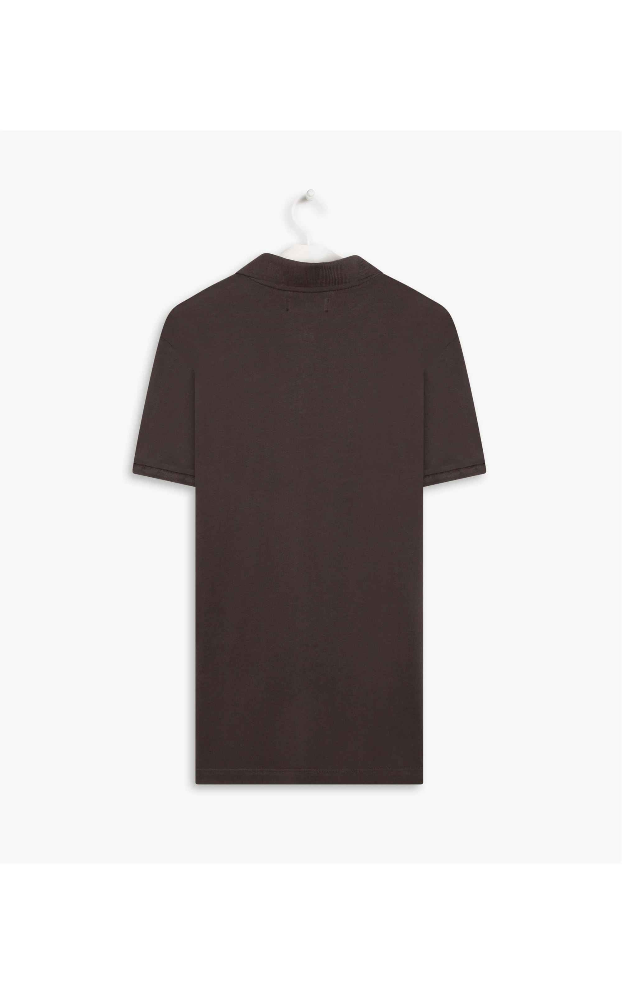 Polo Piquet Lisa Dark Brown