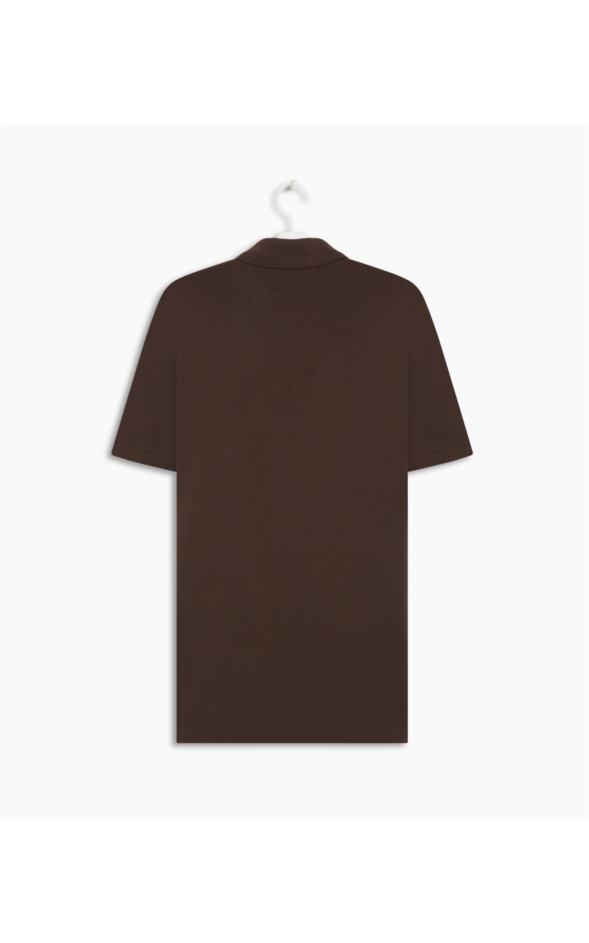 Polo Piquet Lisa Dark Brown