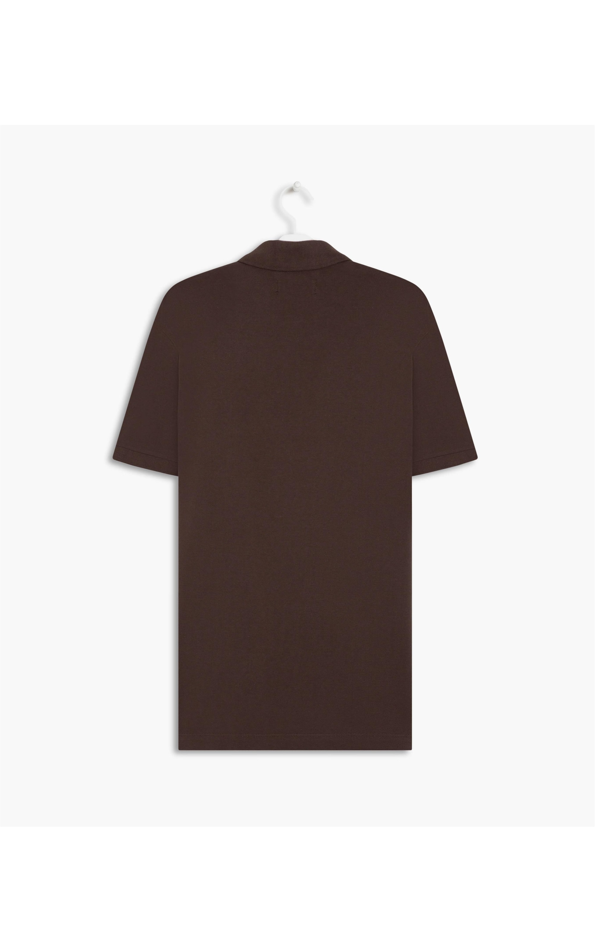 Polo Piquet Lisa Dark Brown