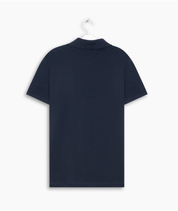 Polo Piquet Lisa Dark Navy