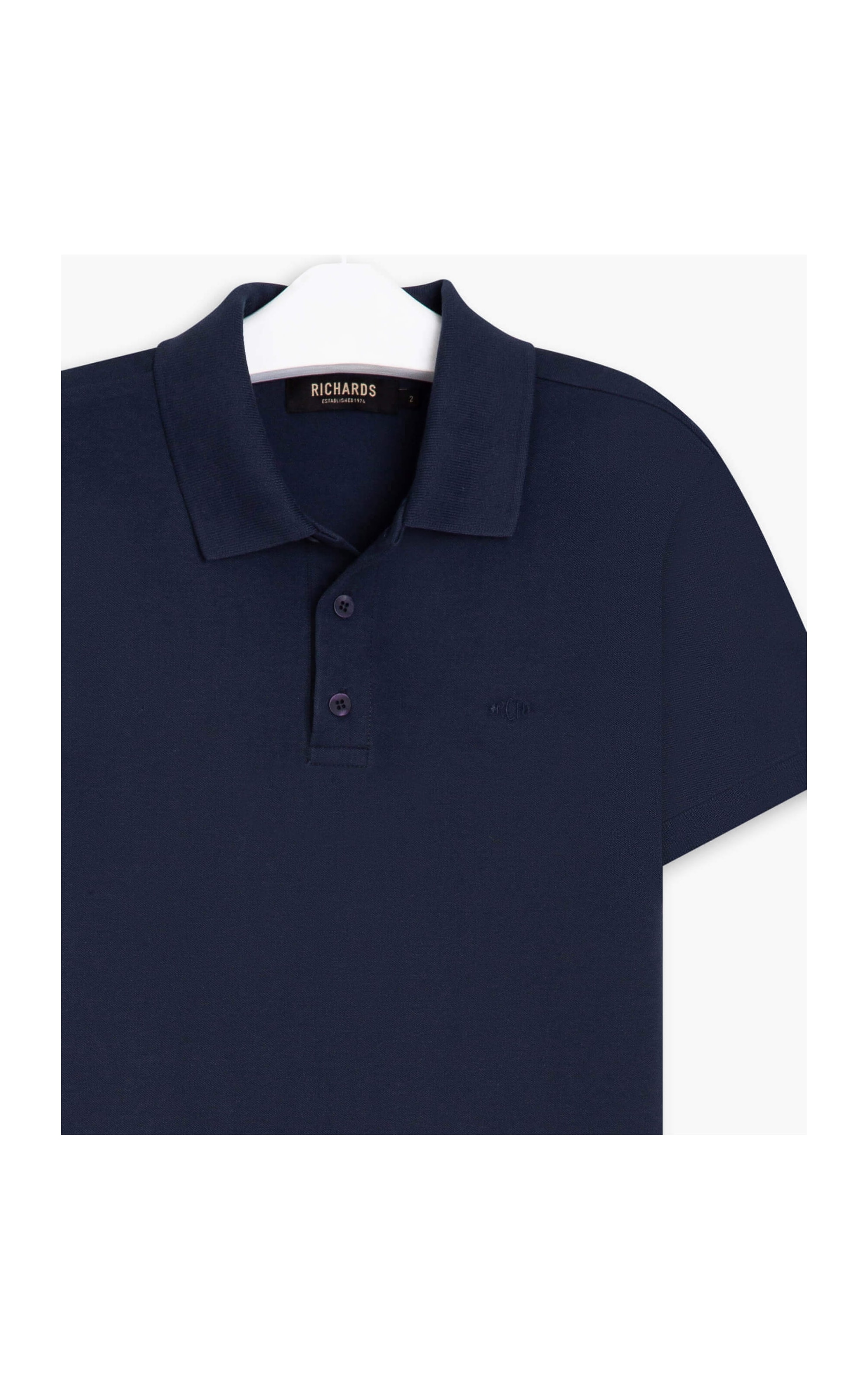 Polo Piquet Lisa Dark Navy