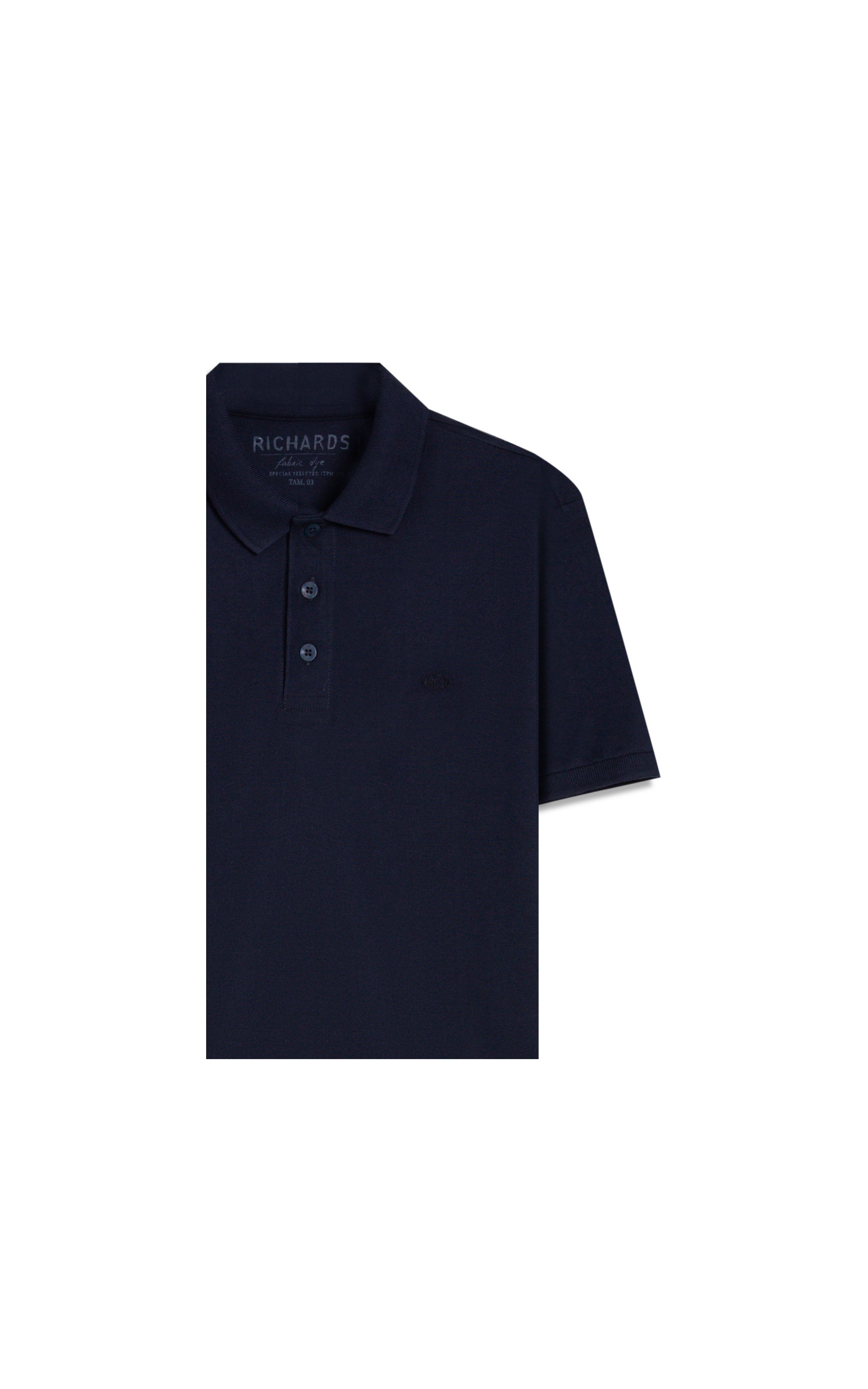 Polo Piquet Lisa Dark Navy