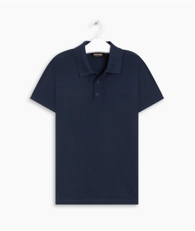 Polo Piquet Lisa Dark Navy