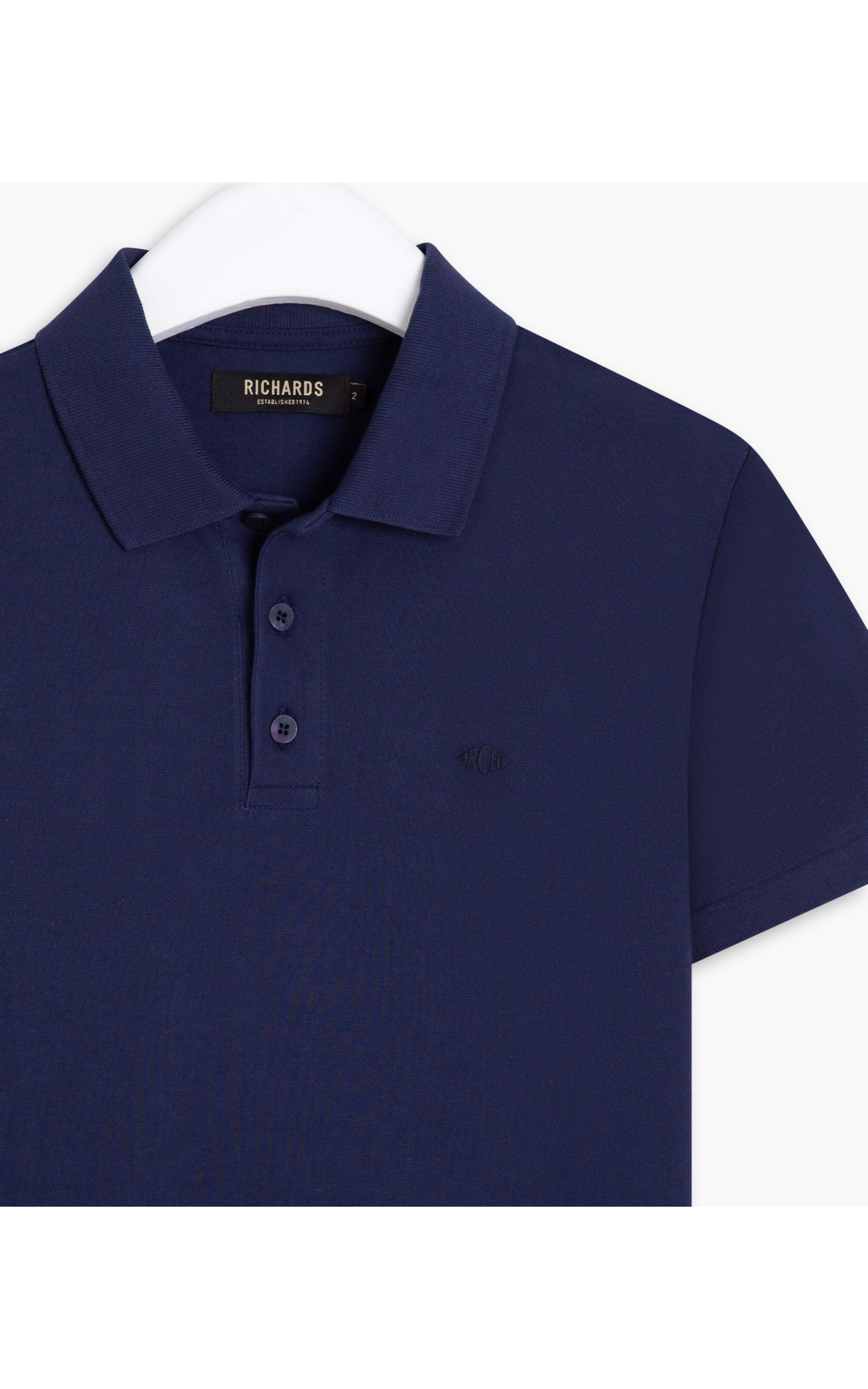 Polo Piquet Lisa Dark Navy