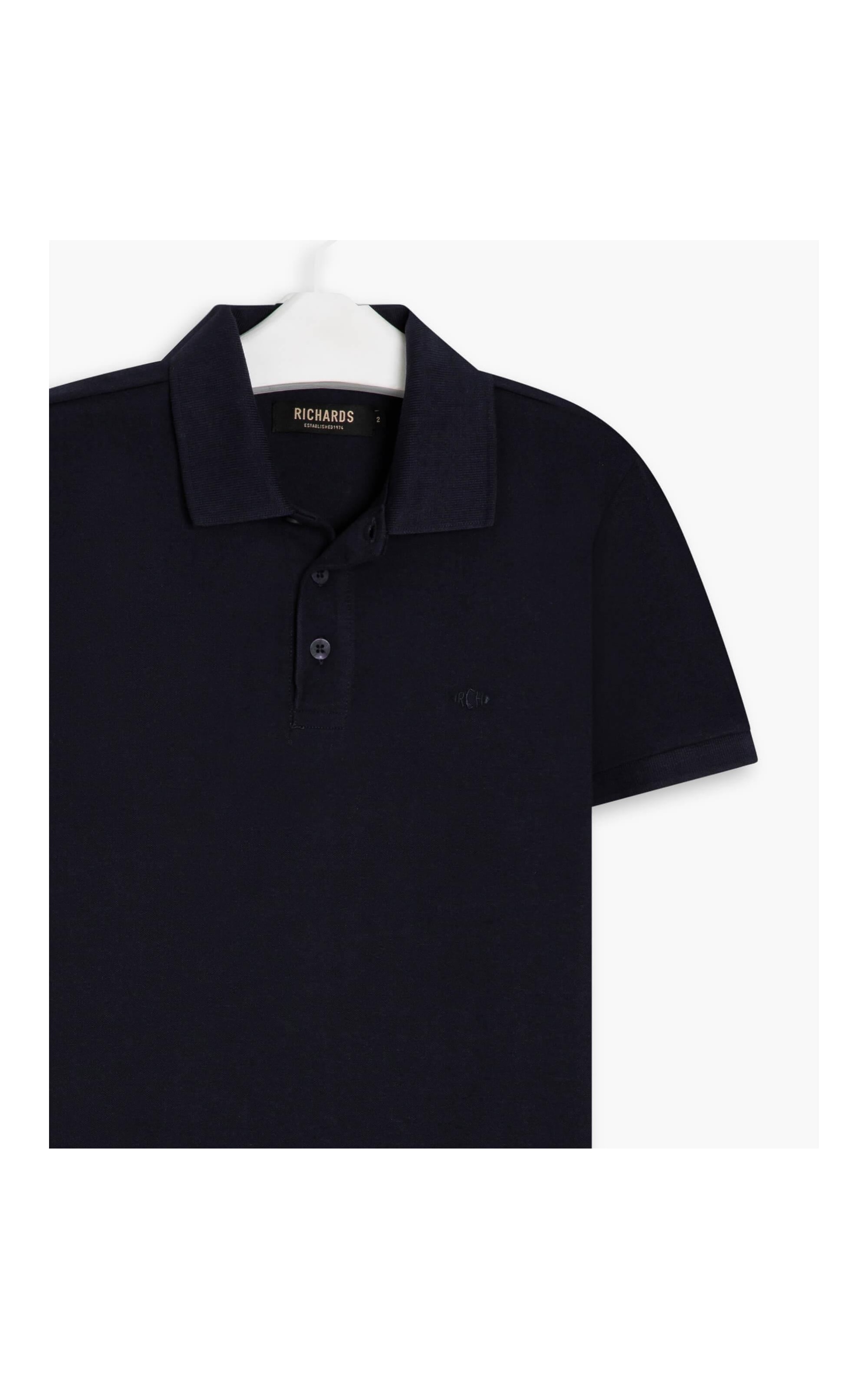 Polo Piquet Lisa Dark Navy