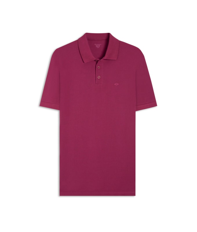 Polo Piquet Lisa Fucsia